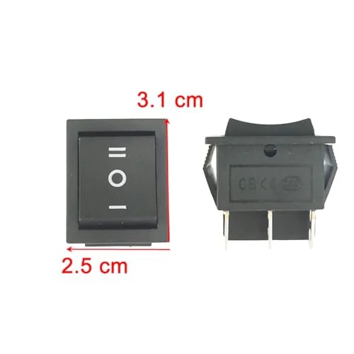 2 PCS 6V 12V ON-OFF-ON Switch Powered Wheels Replacement Part for Ride-On Car - Image 2