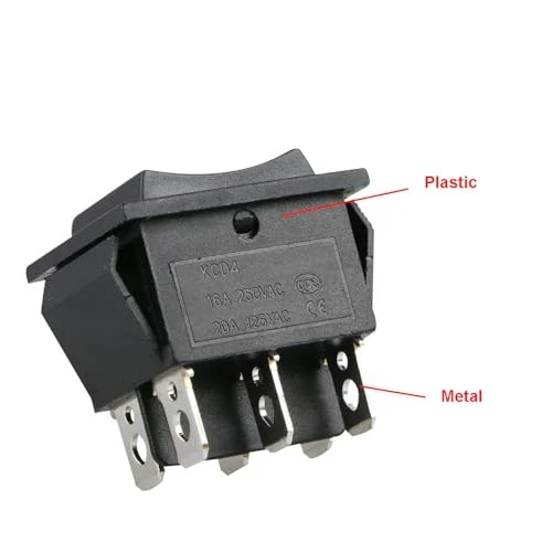 2 PCS 6V 12V ON-OFF-ON Switch Powered Wheels Replacement Part for Ride-On Car - Image 3