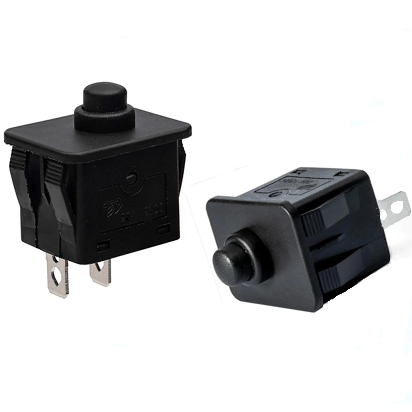 2-Pin Plunger Type Power Switch for 6V and 12V Wheel, Foot, and Pedal Control