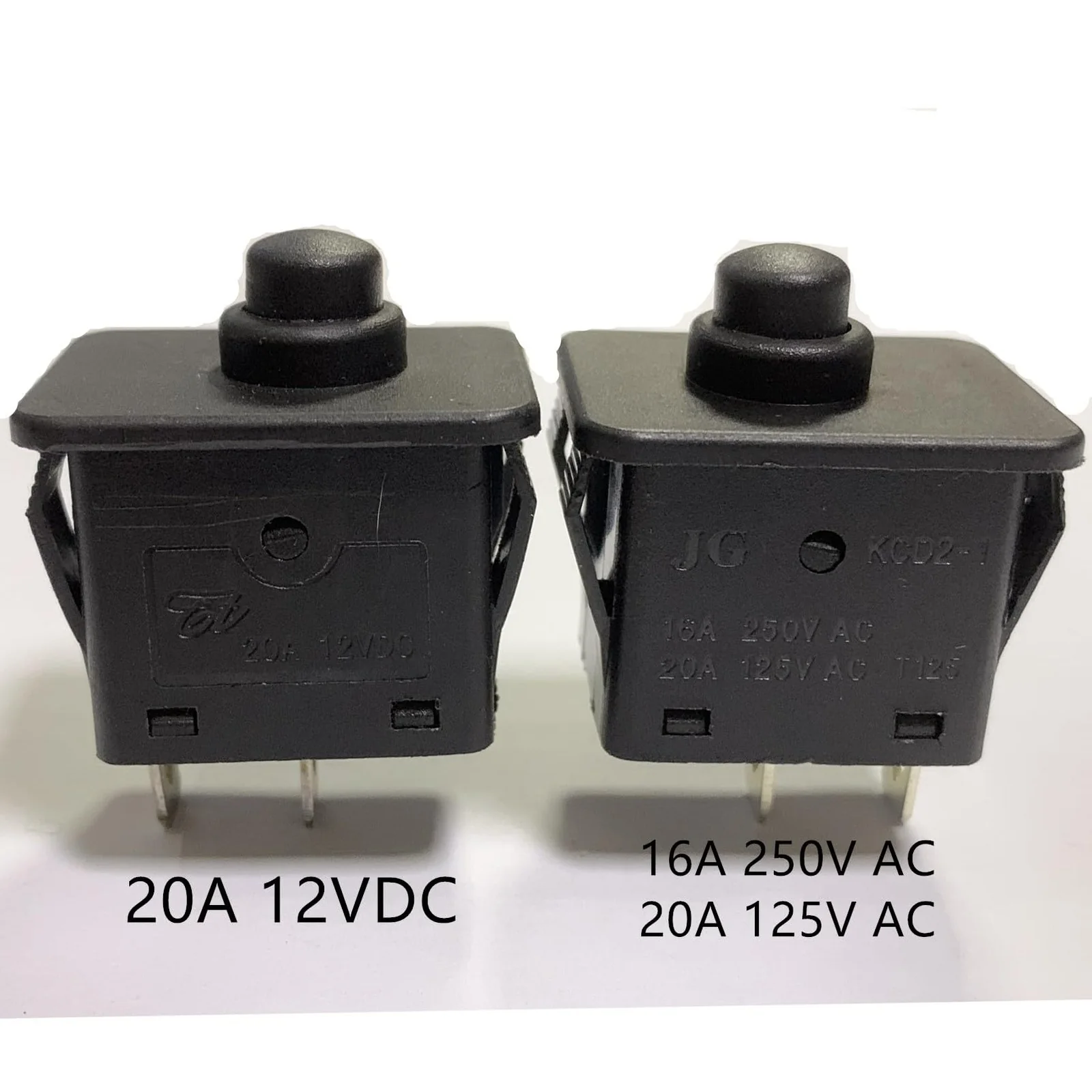 2-Pin Plunger Type Power Switch for 6V and 12V Wheel, Foot, and Pedal Control - Image 3