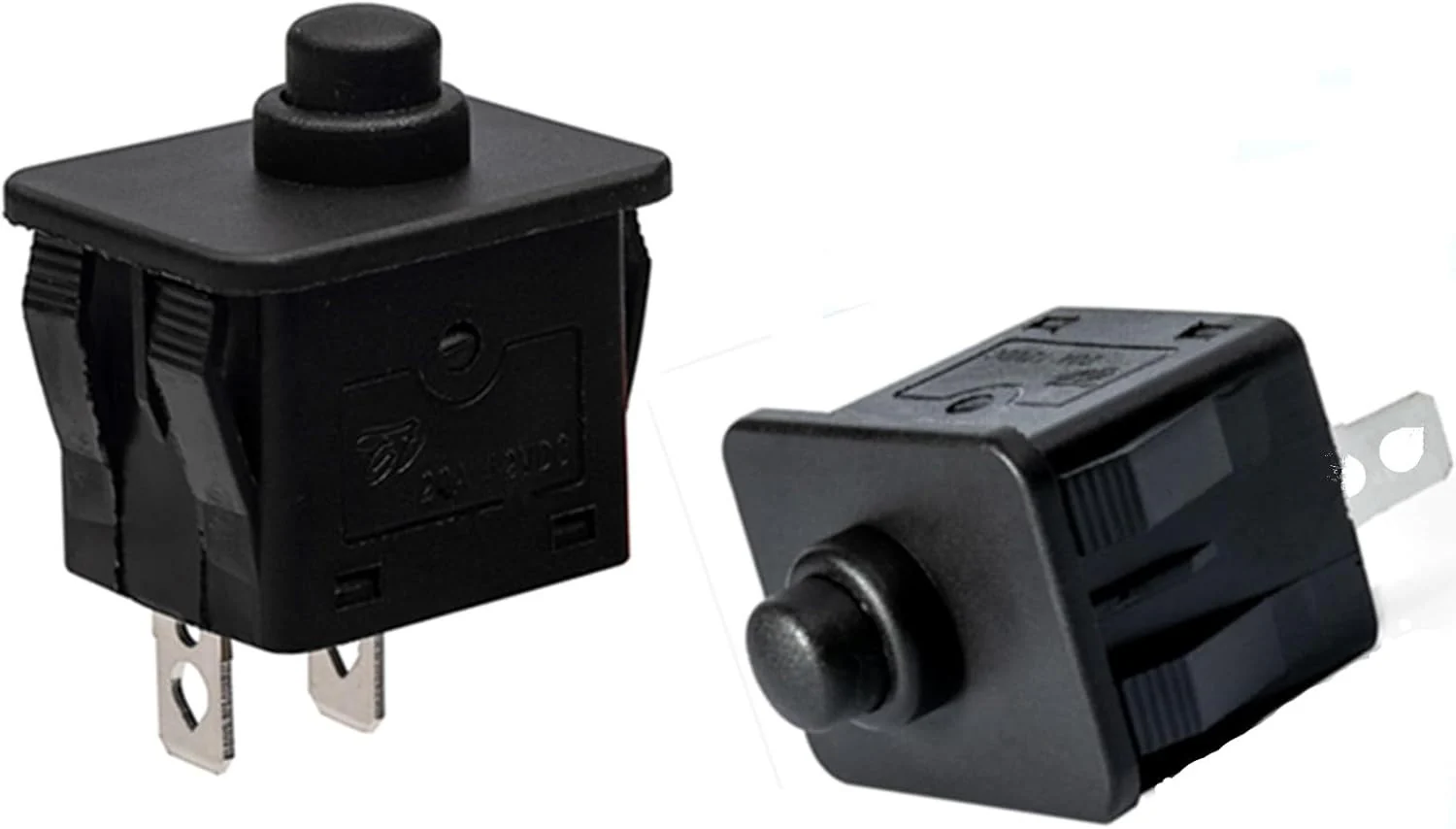 Set of 2 Plunger Type Foot Pedal Switch Accelerators for 6V and 12V Power Wheels