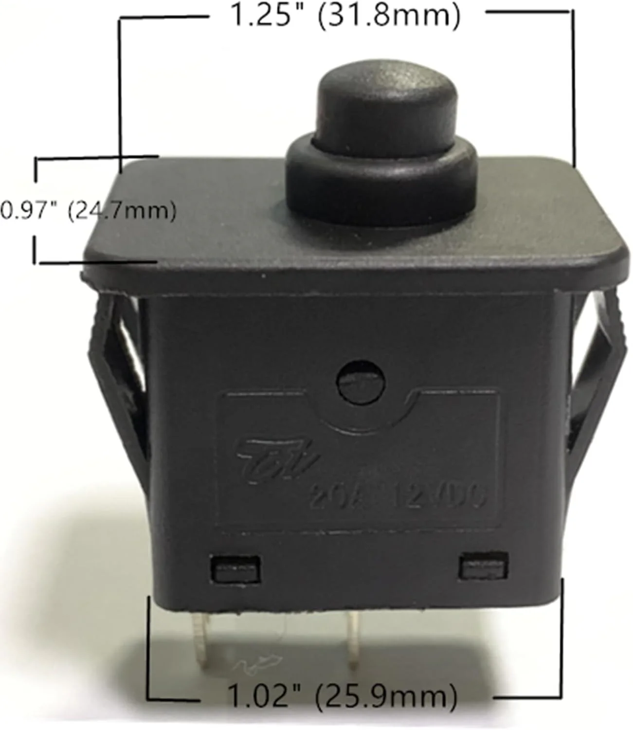 Set of 2 Plunger Type Foot Pedal Switch Accelerators for 6V and 12V Power Wheels - Image 2