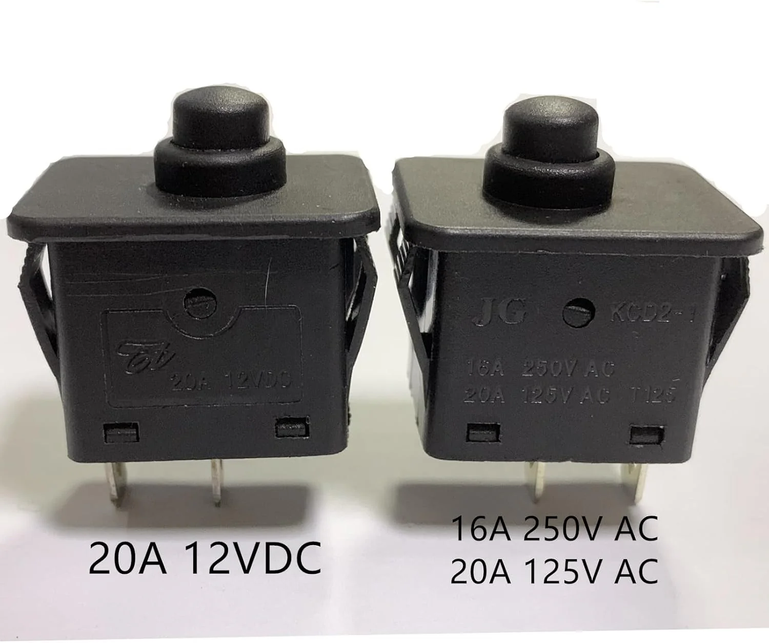 Set of 2 Plunger Type Foot Pedal Switch Accelerators for 6V and 12V Power Wheels - Image 3