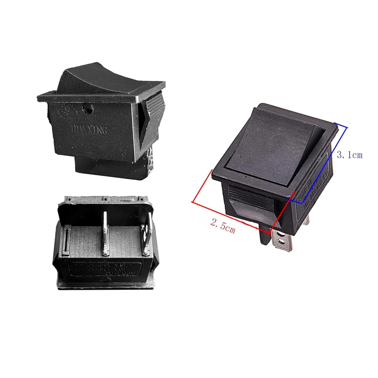 2 Pcs Power Wheel Universal Foot Pedal Switch with 2 Pins Accelerator - Image 3