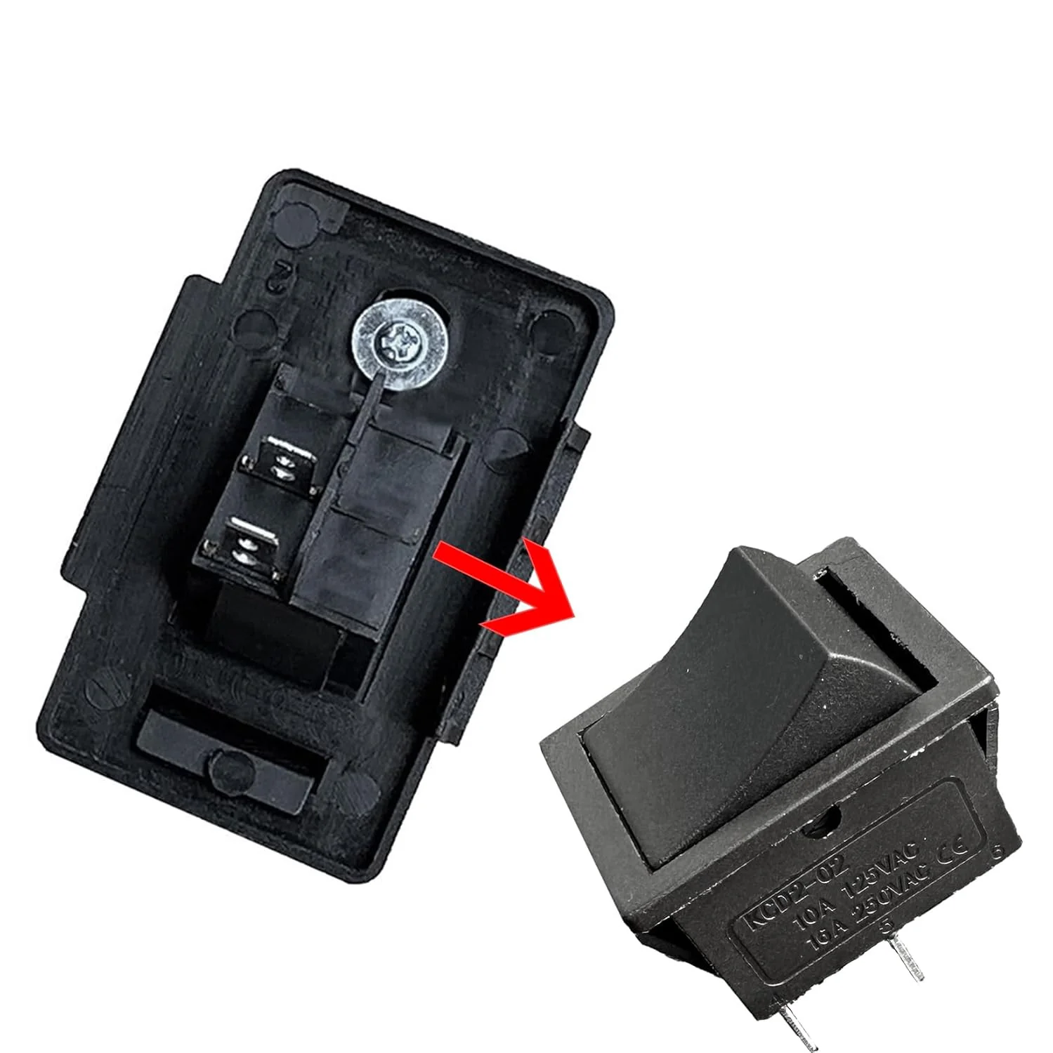 2 Pcs Power Wheel Universal Foot Pedal Switch with 2 Pins Accelerator - Image 4