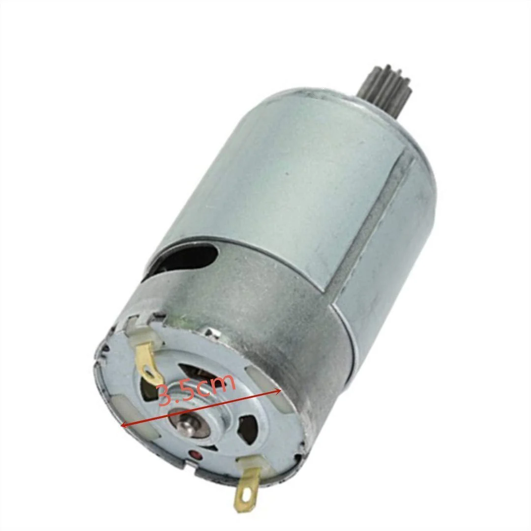 2 Pcs Universal RS550 12V Electric Motor 15000RPM with Accessories - Image 4
