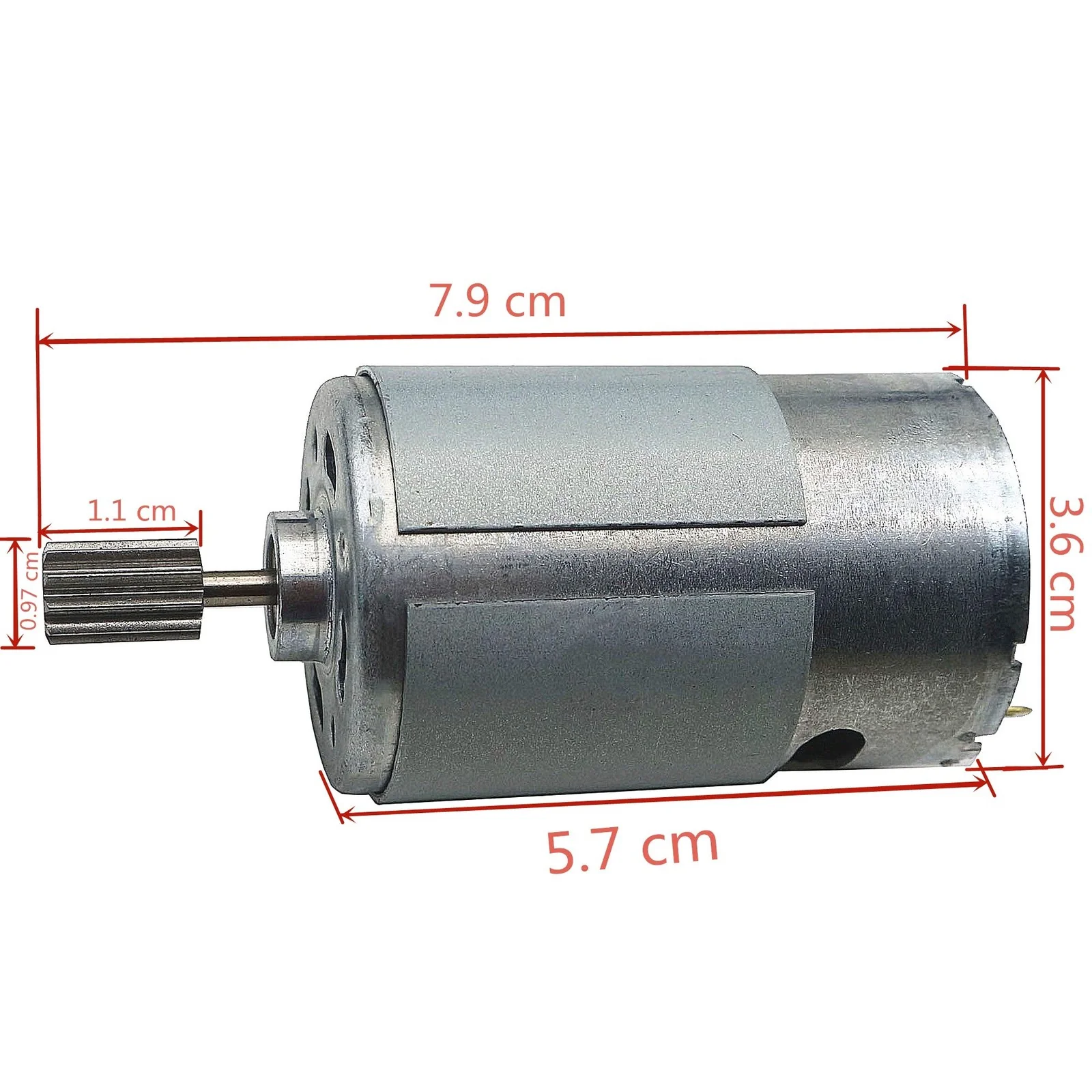 2 Pcs Universal RS550 12V High-Speed Electric Motor 35000RPM - Image 2