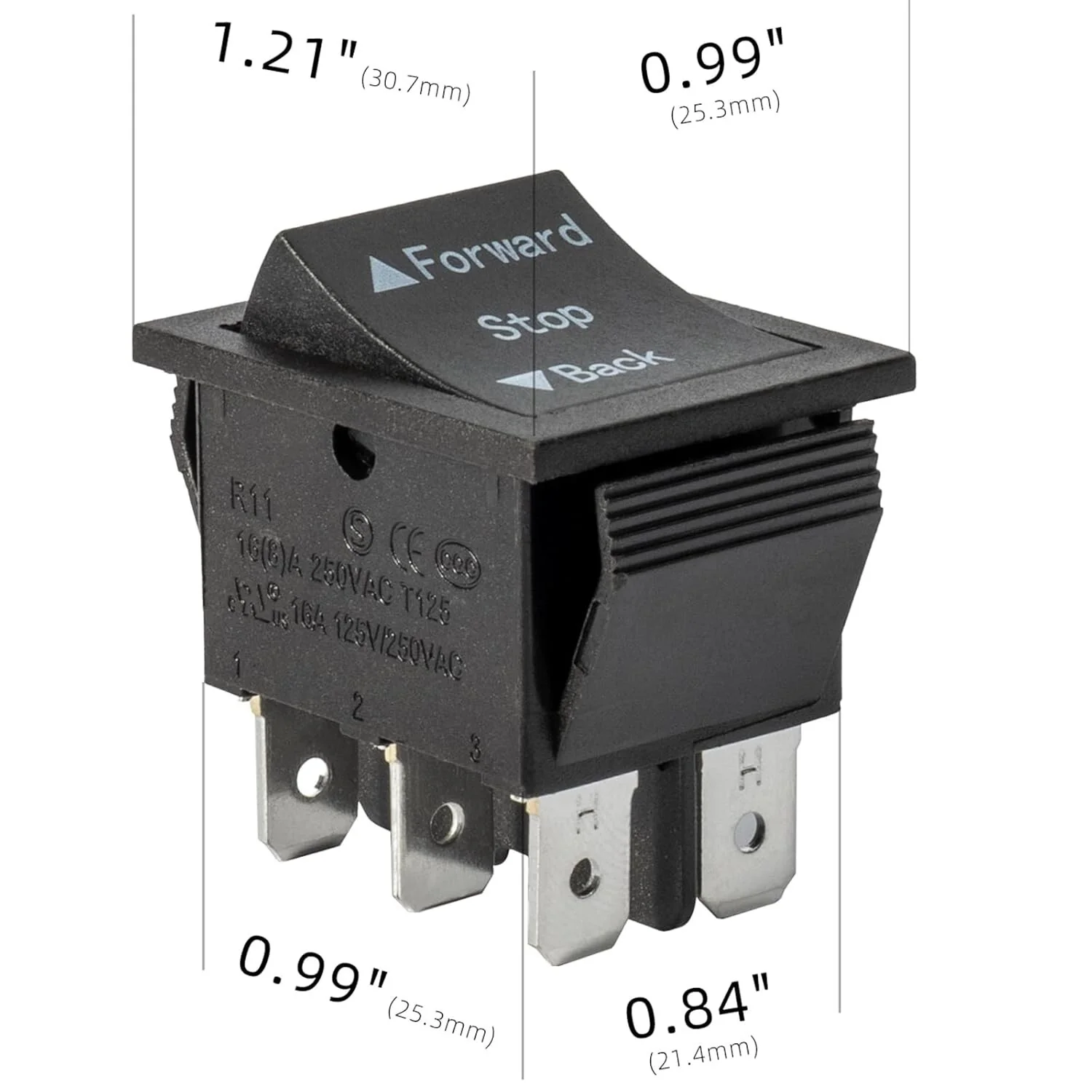 2 Pcs Universal 6V-24V Forward and Reverse Switch Compatible with Power Wheels - Image 2