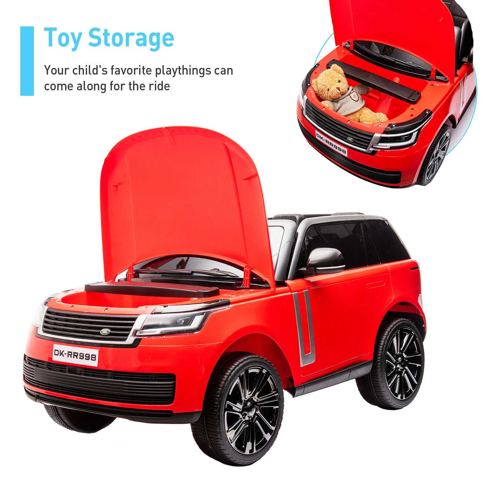 Licensed Land Rover 24V Electric Ride-On Car for Kids with 2 Seats and Remote Control - Image 9