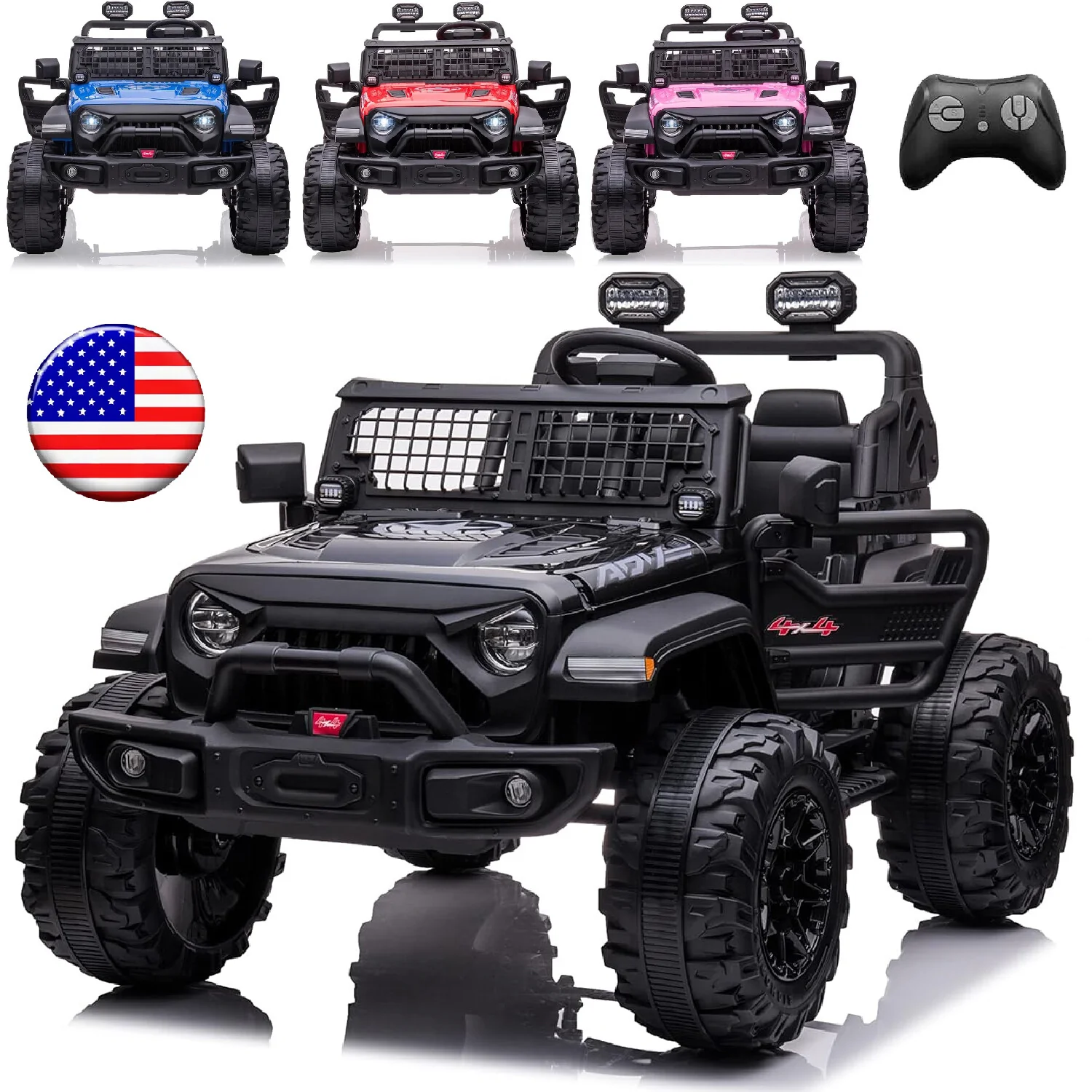 2-Seater 24V Electric Ride-On Truck with Remote Control for Kids - Image 17