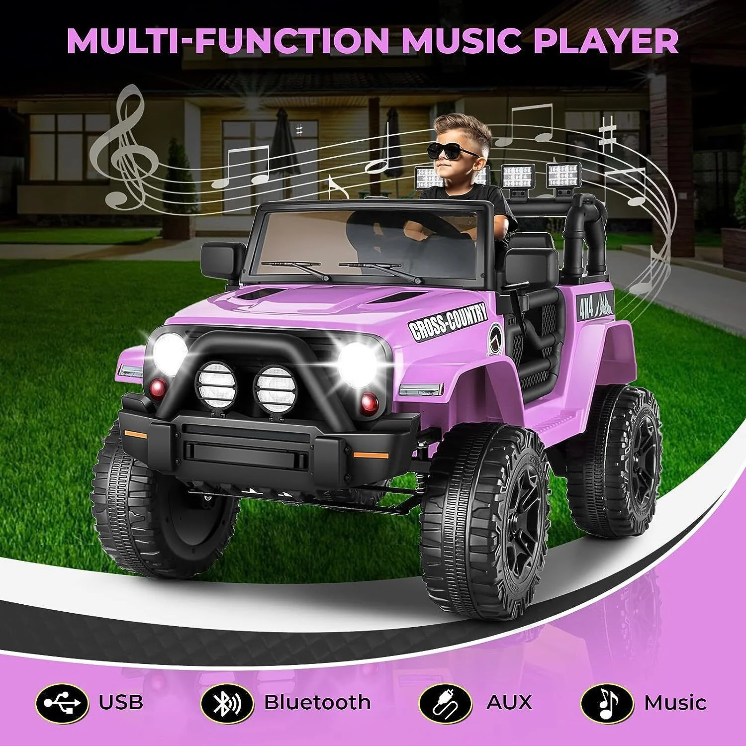 2-Seat Electric ATV Truck for Kids Ages 3-8: The Perfect Ride-On Car! - Image 44