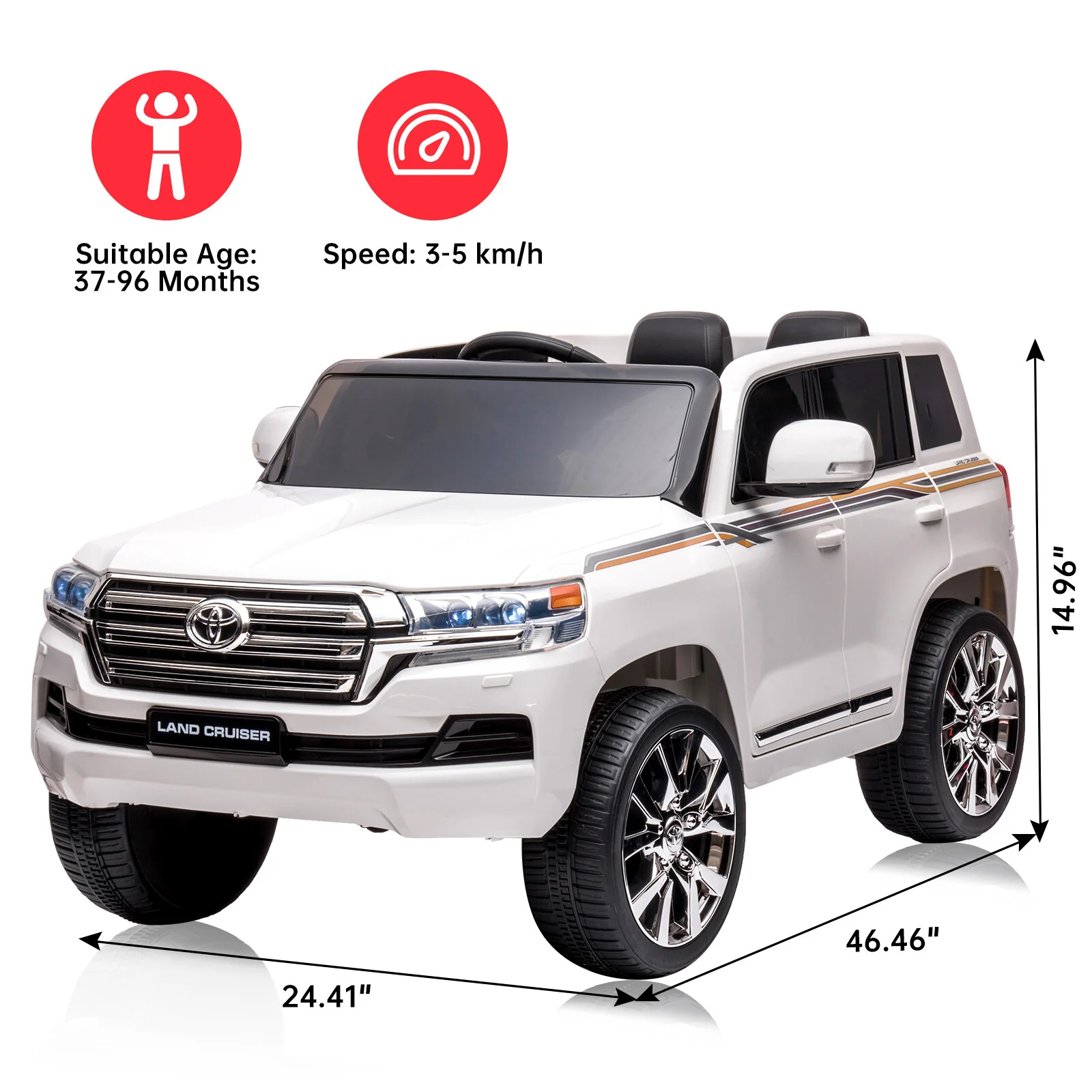 12V Two-Seat Electric SUV for Kids with Parental Remote Control - Image 22