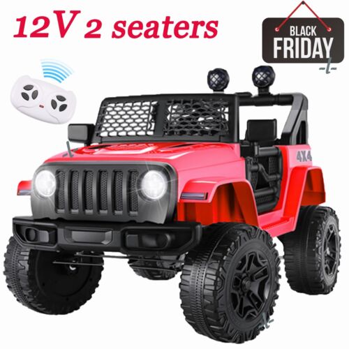2-Seater 12V Ride-On Truck with Remote Control for Kids - Perfect for Xmas! - Image 2