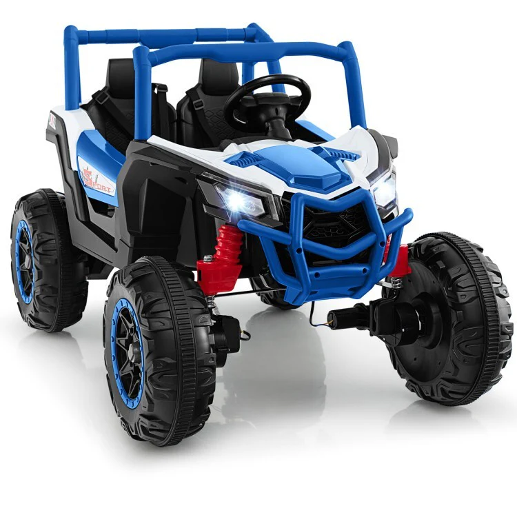 2-Seater 24V Battery Powered Kids Ride-On UTV Toy with 2.4G Remote Control for Ages 3 and Up - Image 2