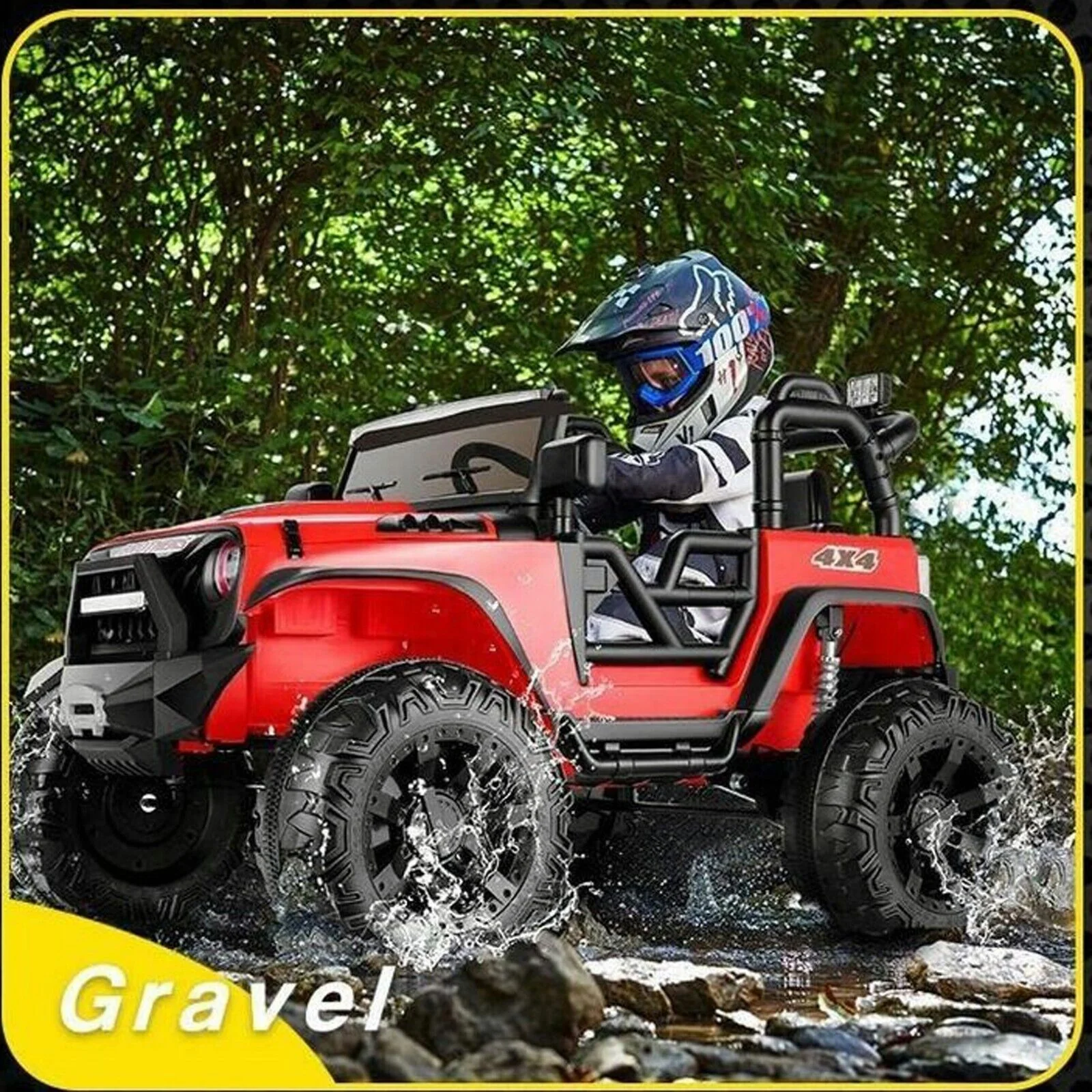 2-Seater 24V Electric JEEP Toy with MP3 and Remote Control for Kids - Image 13