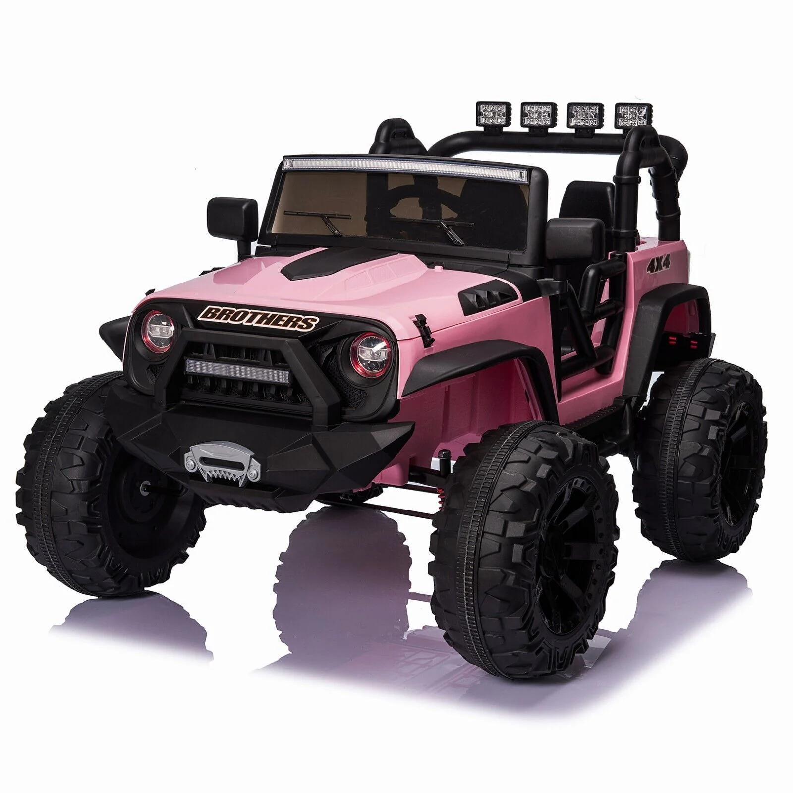 2-Seater 24V Electric Ride-On Toy Truck with Remote Control and AUX Connectivity - Image 10