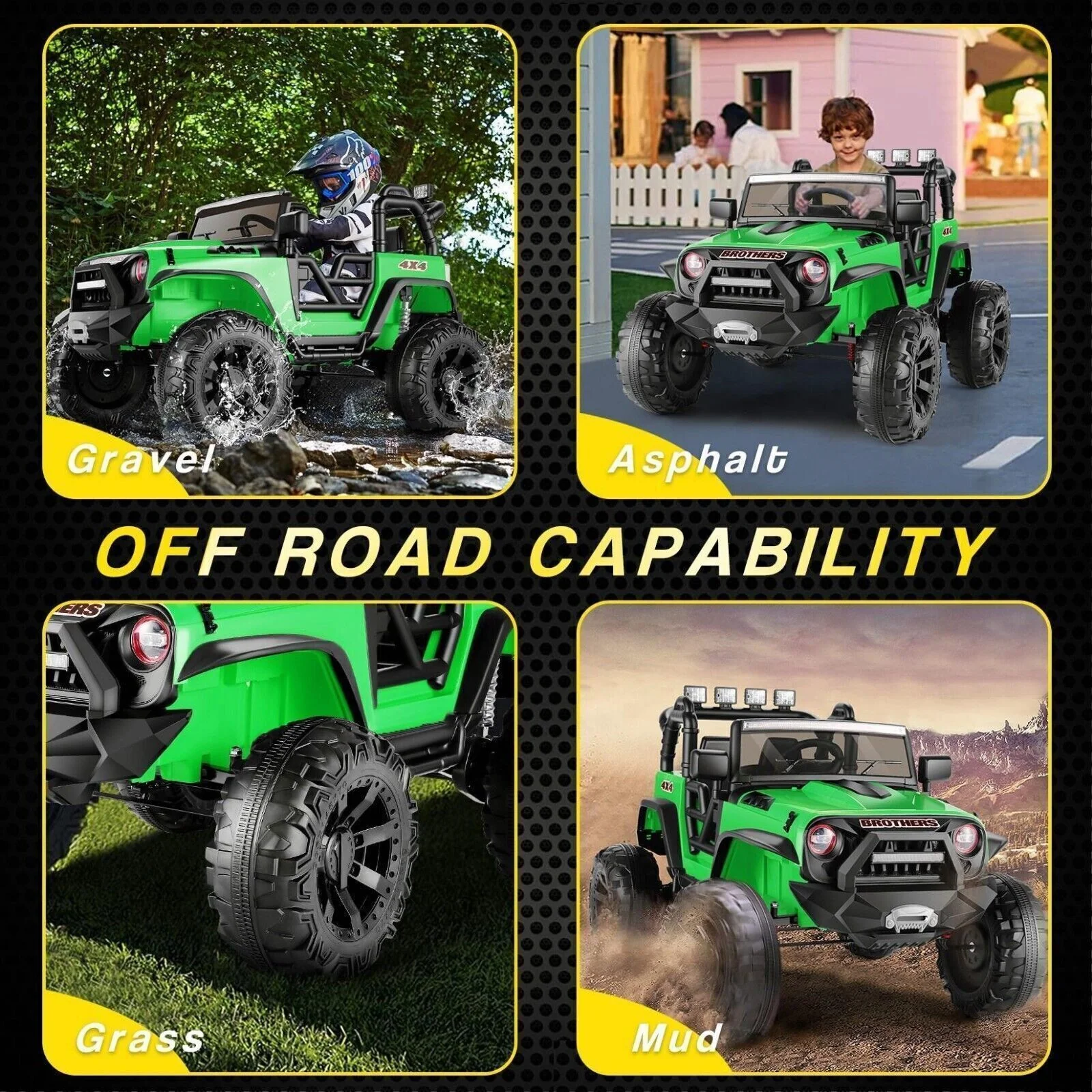 2-Seater 24V Electric Ride-On Truck for Kids with Remote Control - Image 41