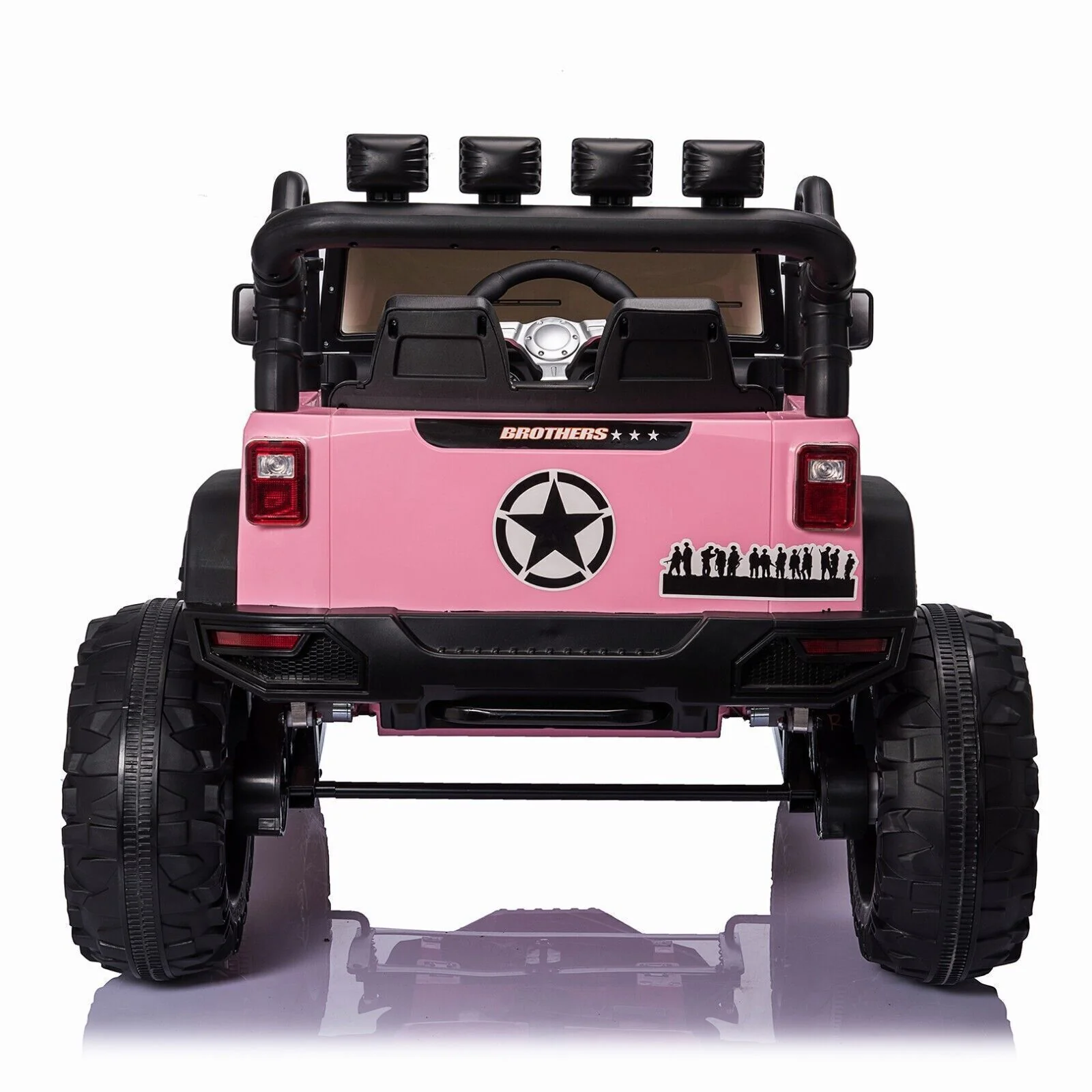 2-Seater 24V Electric Ride-On Truck with Bluetooth and LED Lights for Kids - Image 16
