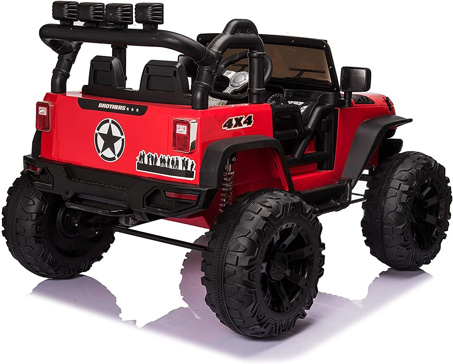 2-Seater 24V Electric Toy Truck for Kids with Remote Control and LED Lights - Image 7