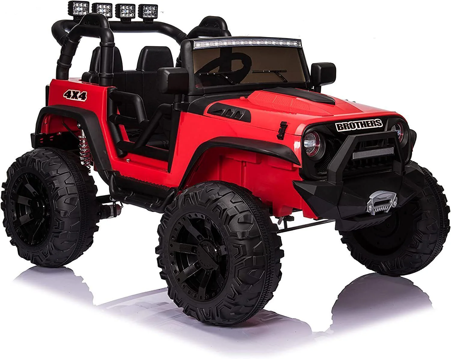 2-Seater 24V Kids Electric Jeep with Remote Control and LED Lights - Image 20