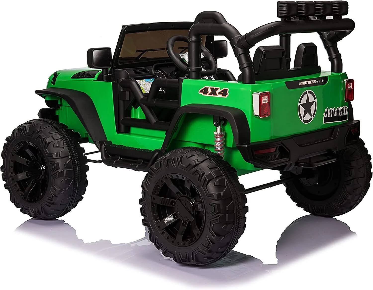 2-Seater 24V Kids Electric Jeep with Remote Control and LED Lights - Image 38