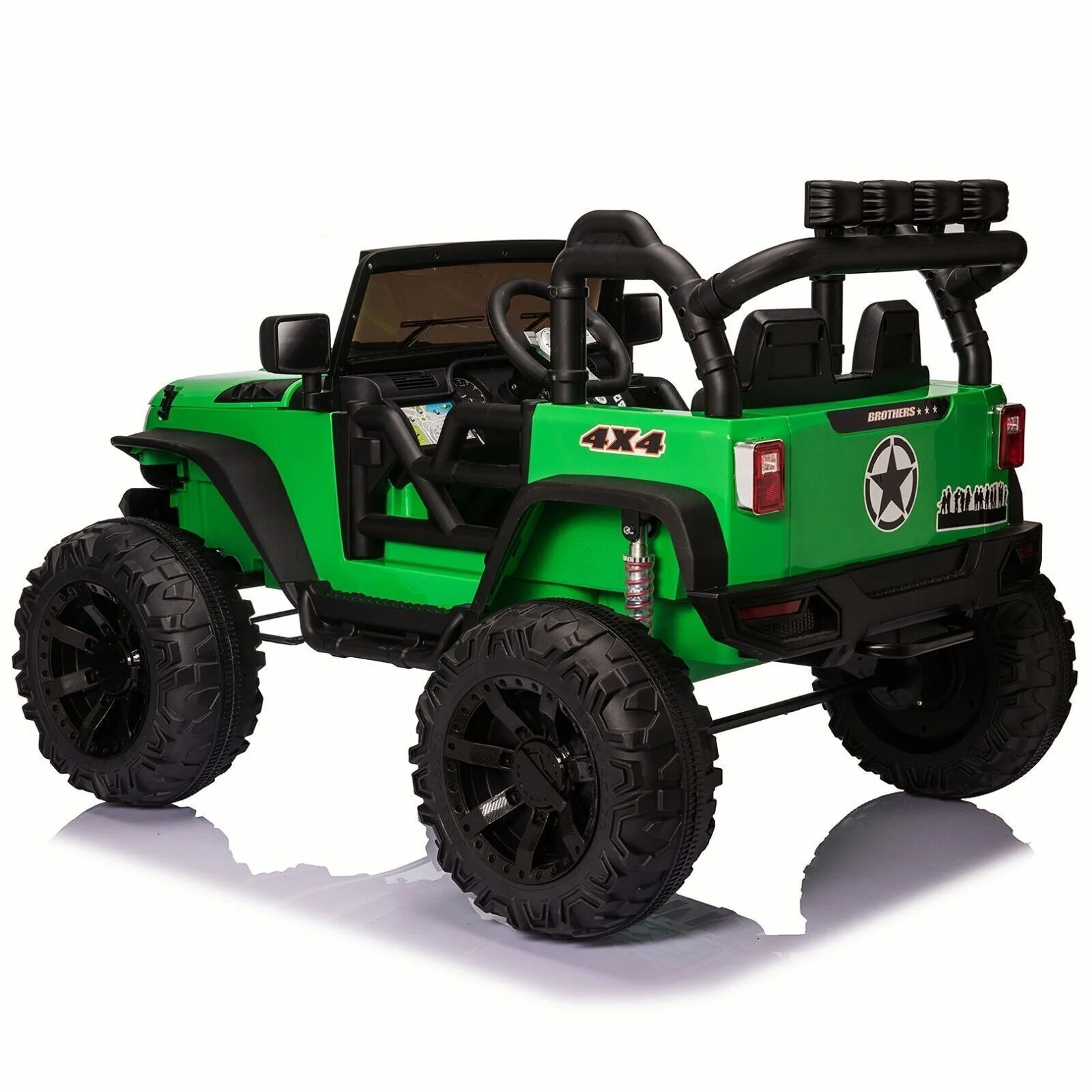 2-Seater 24V Kids Ride-On Truck with Remote Control, LED Lights, and 3-Speed Options - Image 34