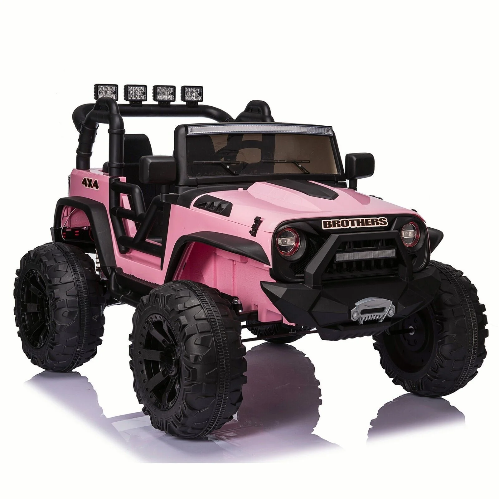 2 Seater 24V Kids Ride On Truck with Remote Control, LED Lights, and 3 Speeds - 2x200W Power - Image 30