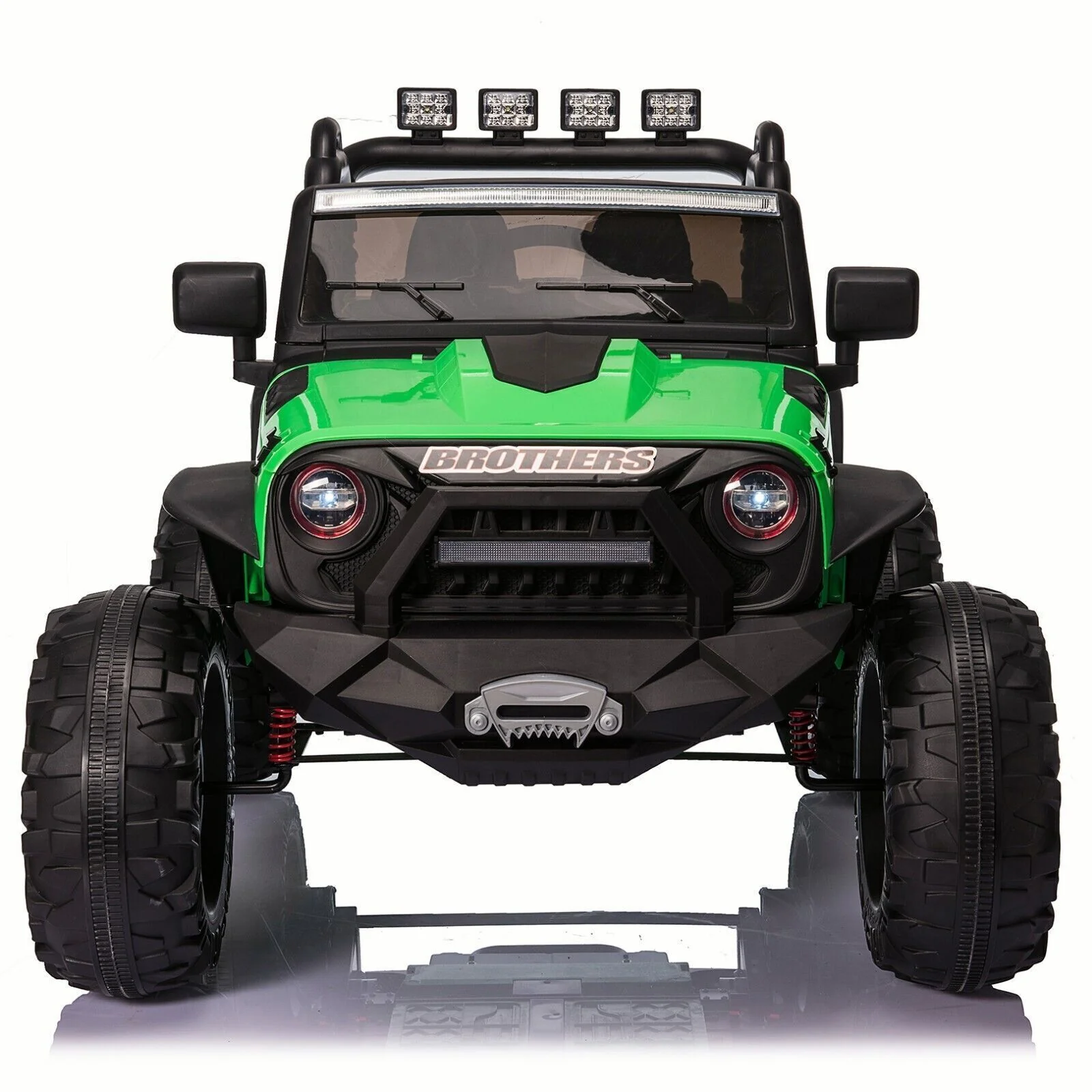 2 Seater 24V Kids Ride On Truck with Remote Control, LED Lights, and 3 Speeds - 2x200W Power - Image 32
