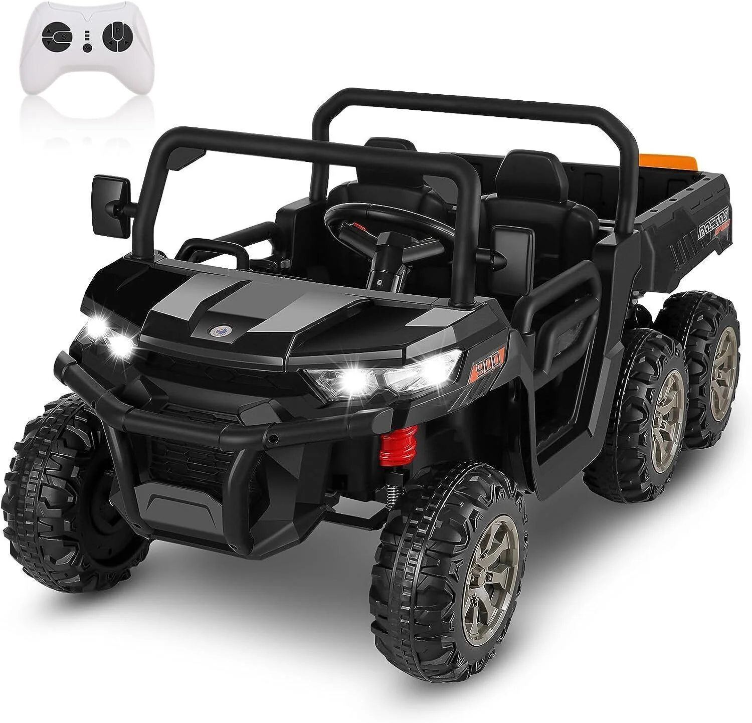 2-Seater 4WD UTV Ride-On Car for Kids with Remote Control, LED Lights, and MP3 Player - 24V 300W - Image 10