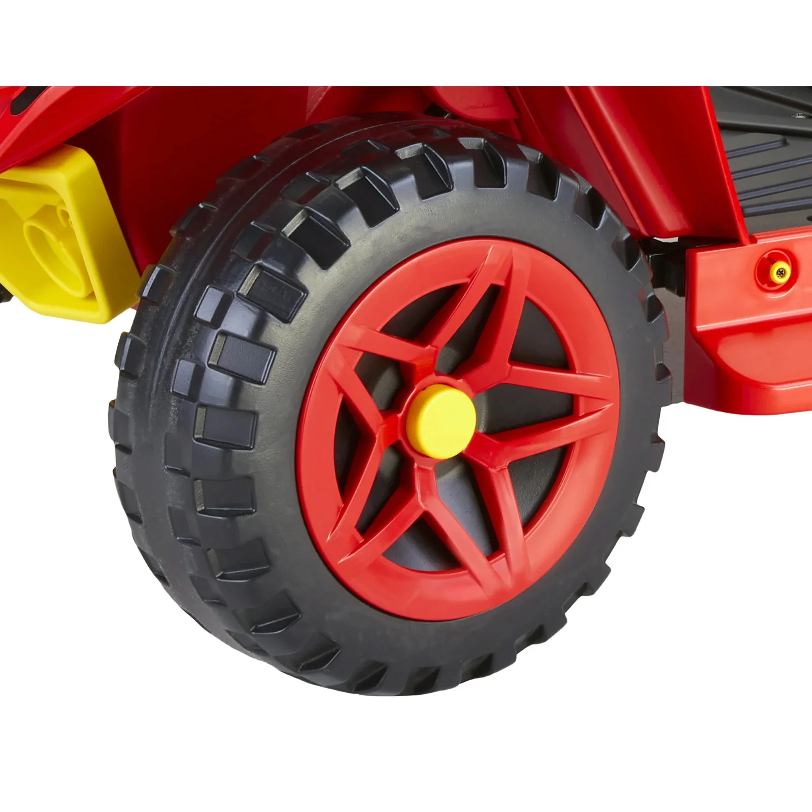 12V Red 2-Seater Dino Dune Buggy Battery-Powered Ride-On for Ages 3+ - Image 4