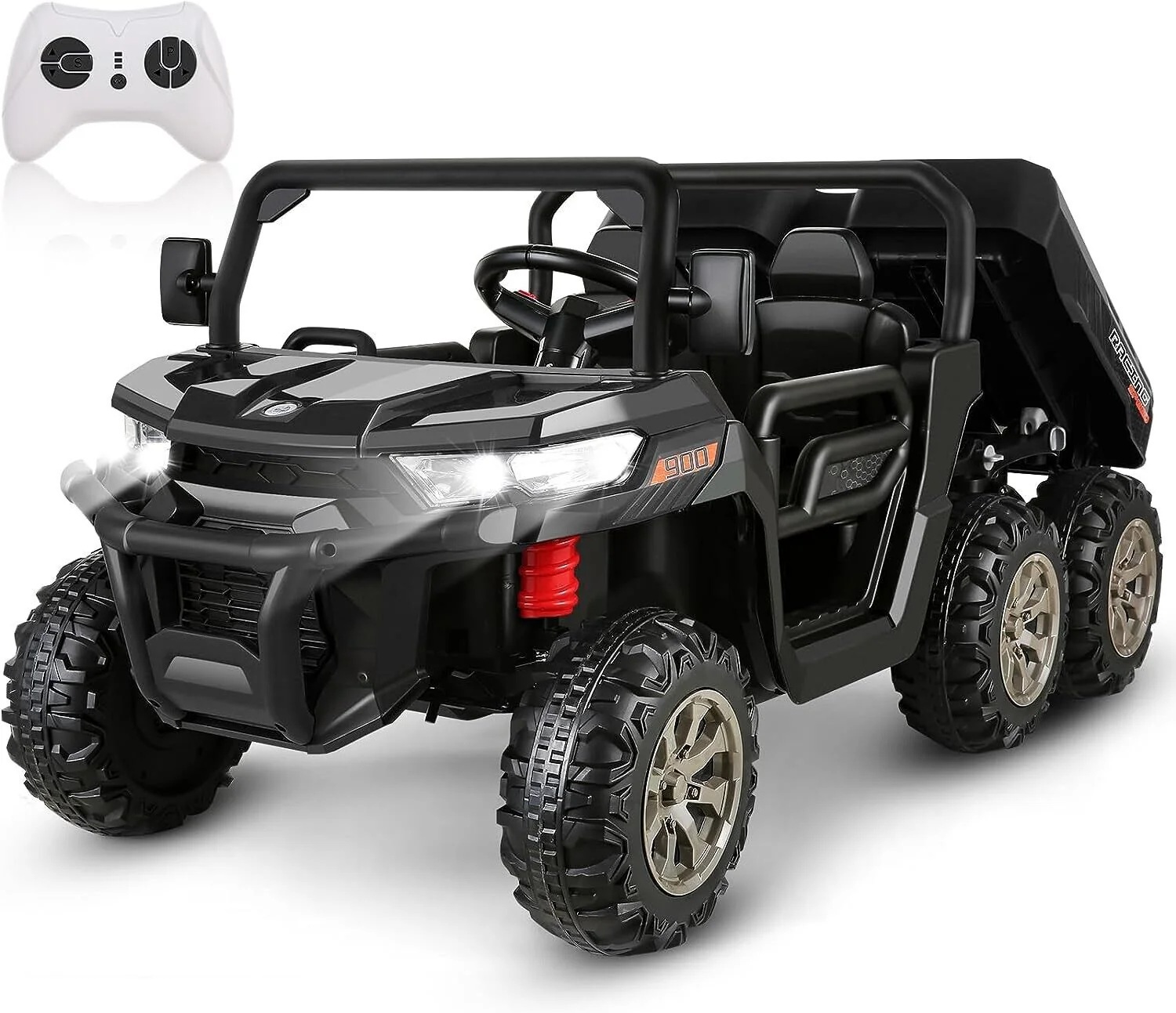 2-Seater Electric Dump Truck UTV with 24V Power and Dump Bed - Image 2