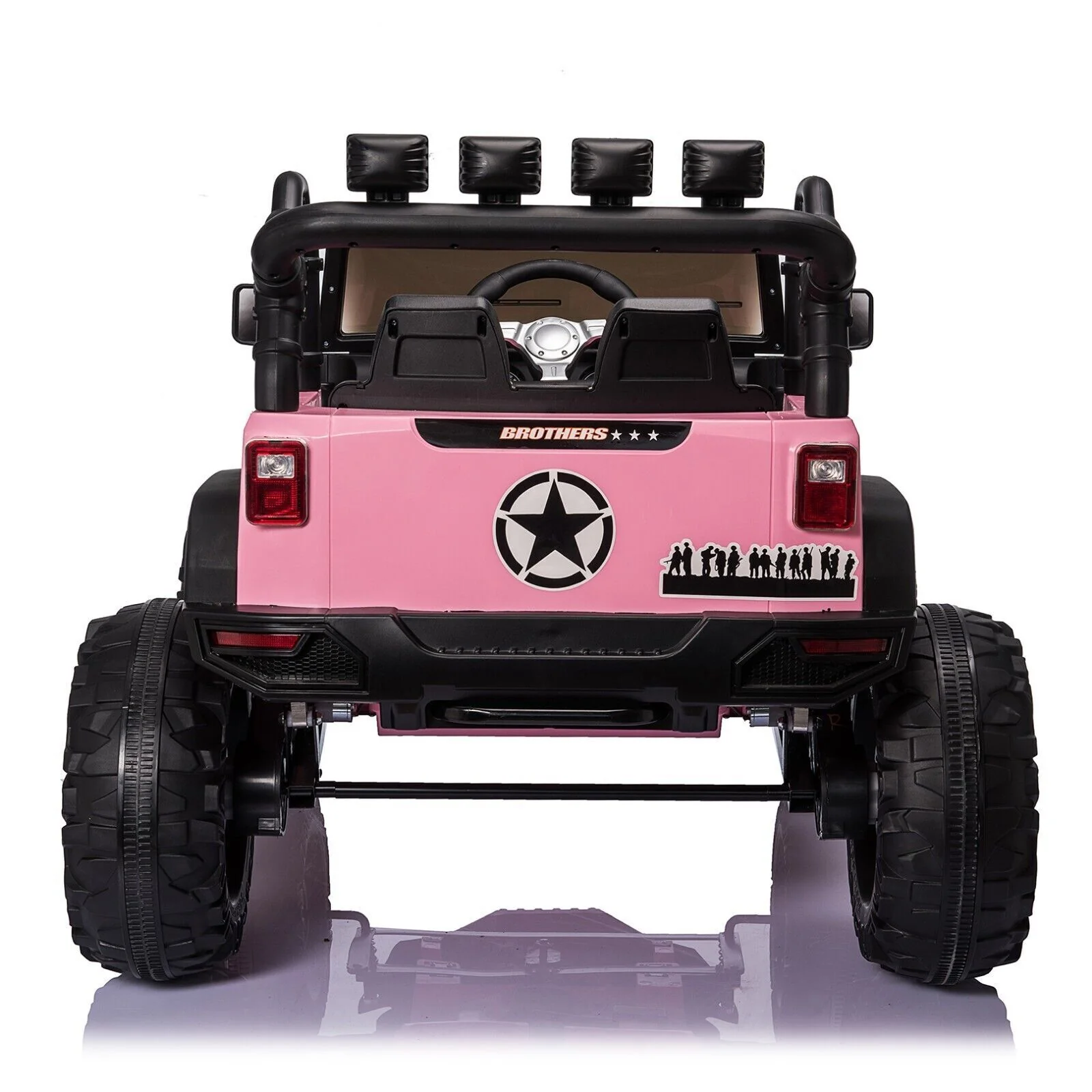 2-Seater Electric Jeep for Kids with Parental Remote Control - 24V Ride-On Toy Truck - Image 6