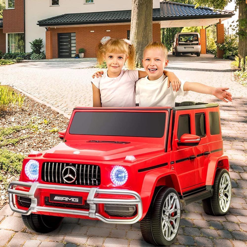 2-Seater Electric Ride-on Car for Kids with MP3 and Remote Control - Red - Image 2