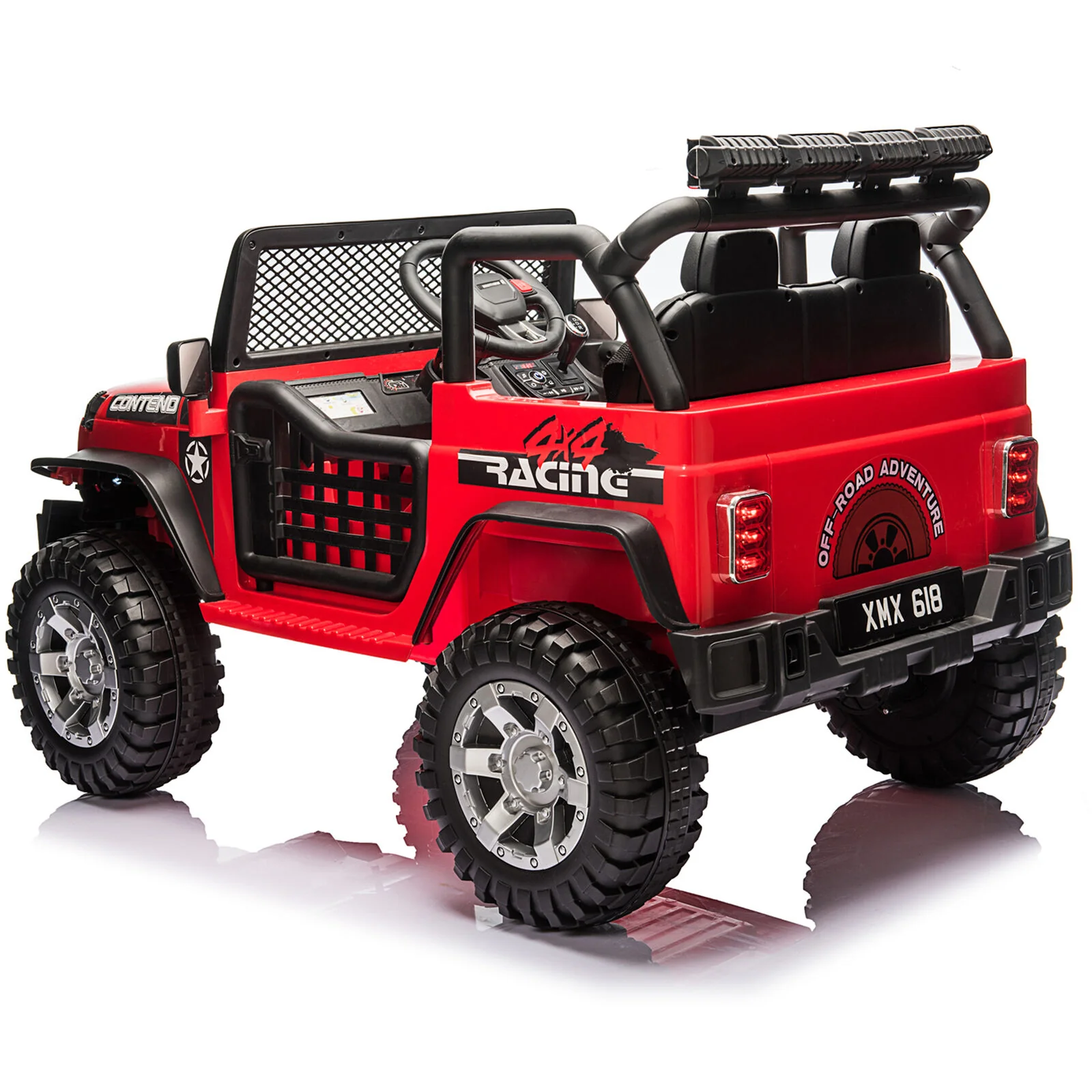 2-Seater Electric Ride-On Car for Kids with RC Control, MP3 Player, and Realistic Jeep Design - Image 11