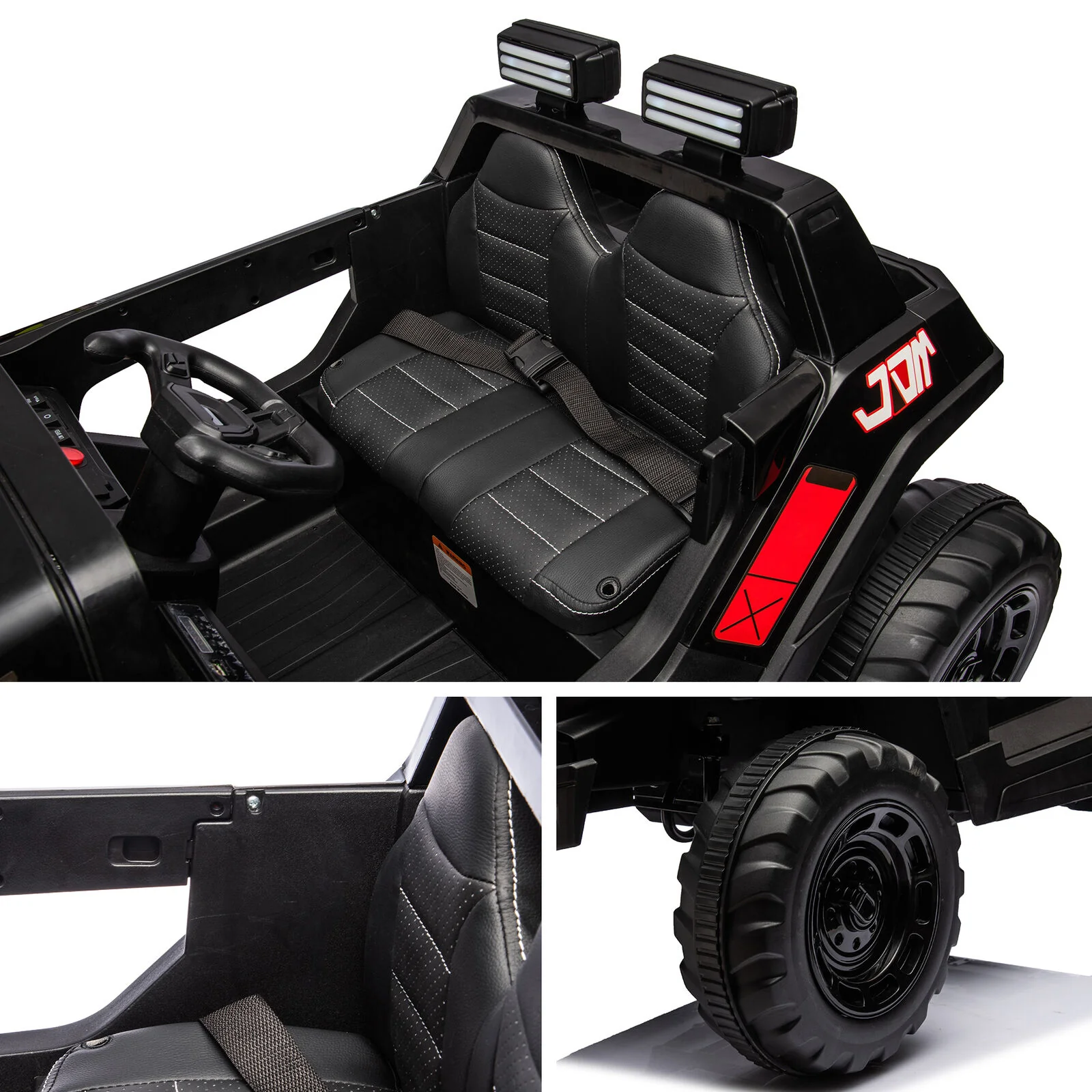2-Seater Electric Ride-On Car for Kids with Remote Control - 24V Power and 4 Wheels - Image 6
