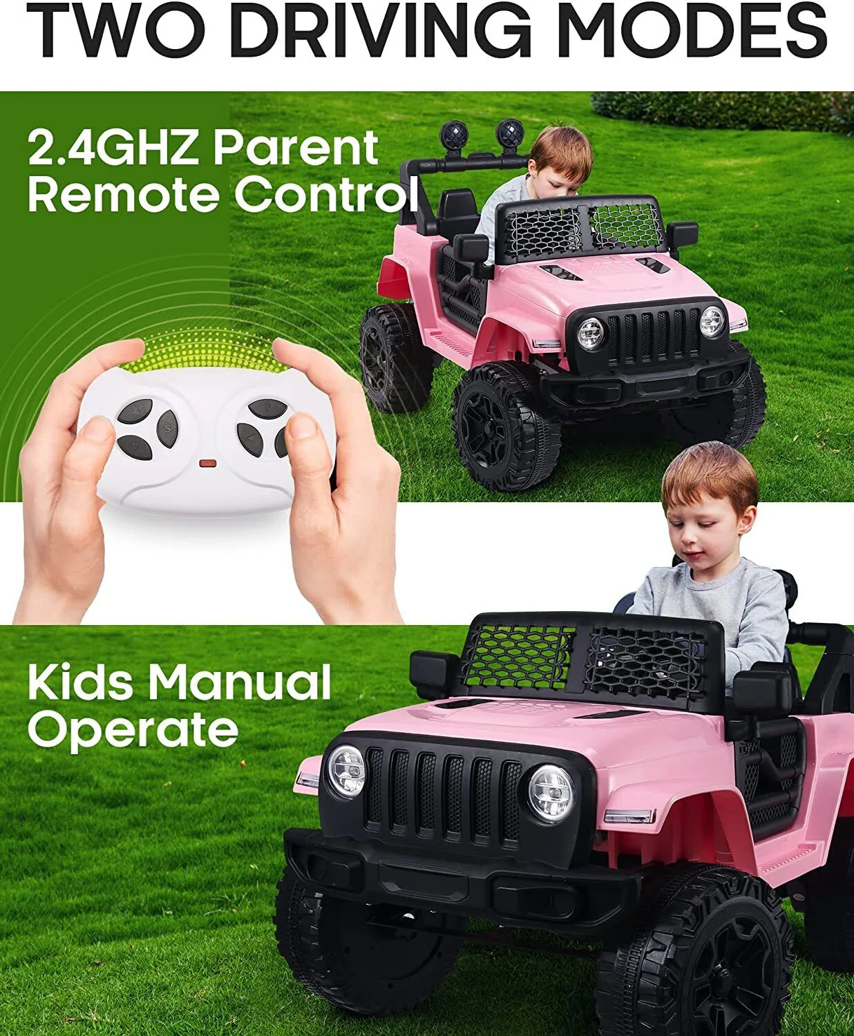 2-Seater Electric Ride-On Car for Kids with Remote Control and MP3 Player - 12V 7AH - Image 16