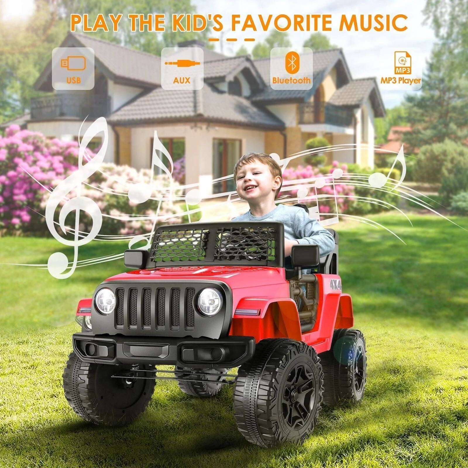 2-Seater Electric Ride-On Car for Kids with Remote Control, MP3 and USB Capabilities - Image 37