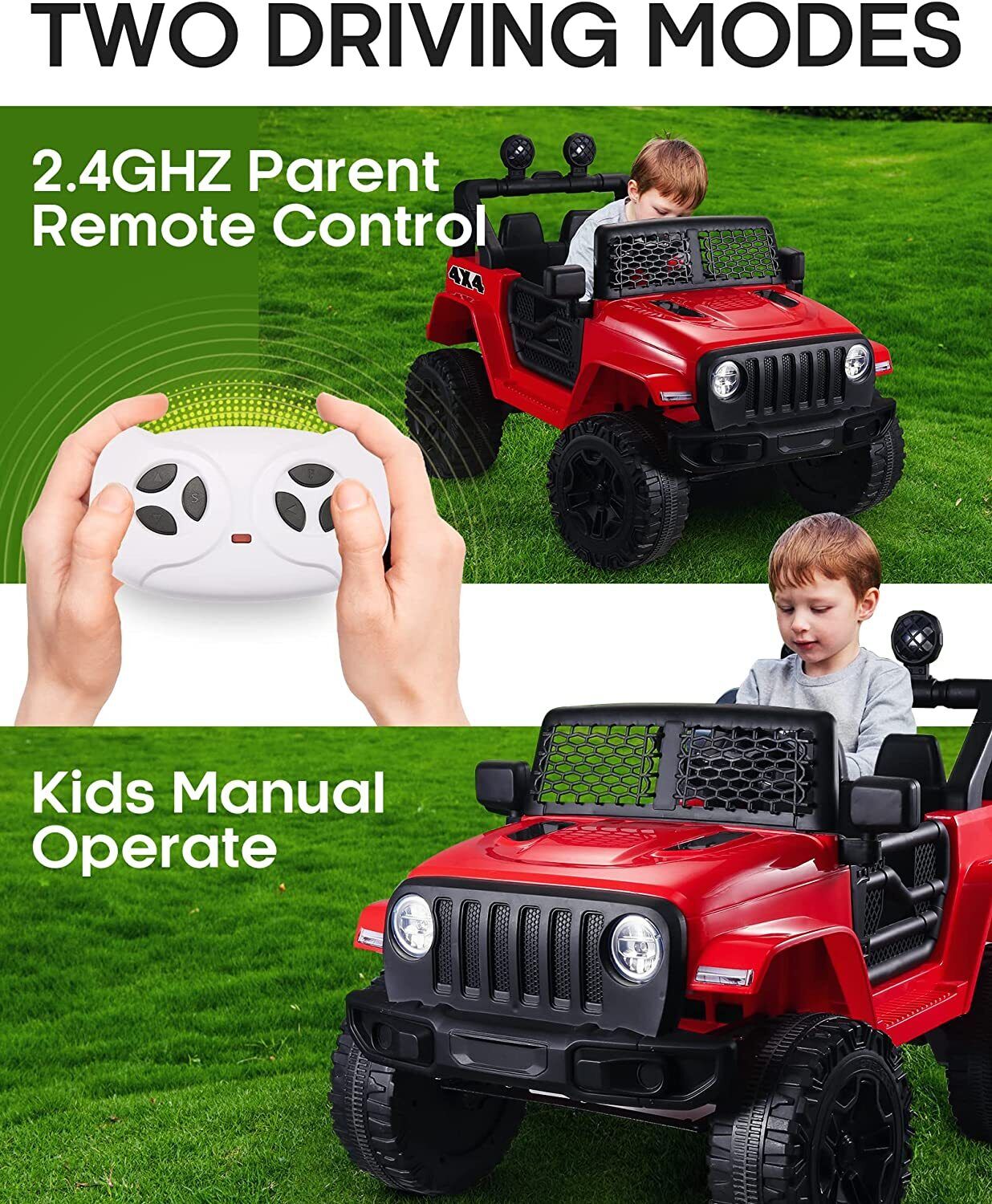 2-Seater Electric Ride On Car Toy Truck for Kids with Remote Control - On Sale Now! - Image 24