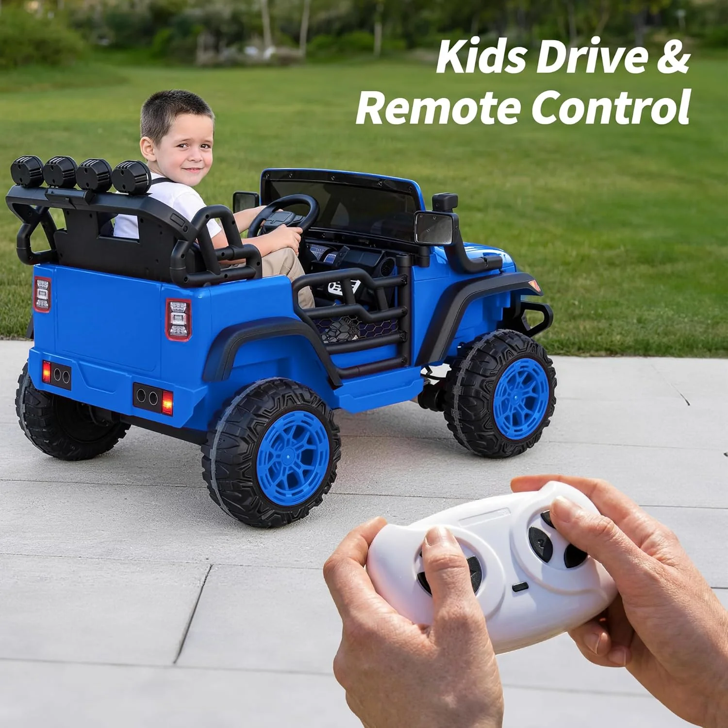 24V 2 Seater Ride On Car Truck for Kids Ages 4-8, 4x4 Electric Ride On with Remote Control & Rubber Tires - Image 38