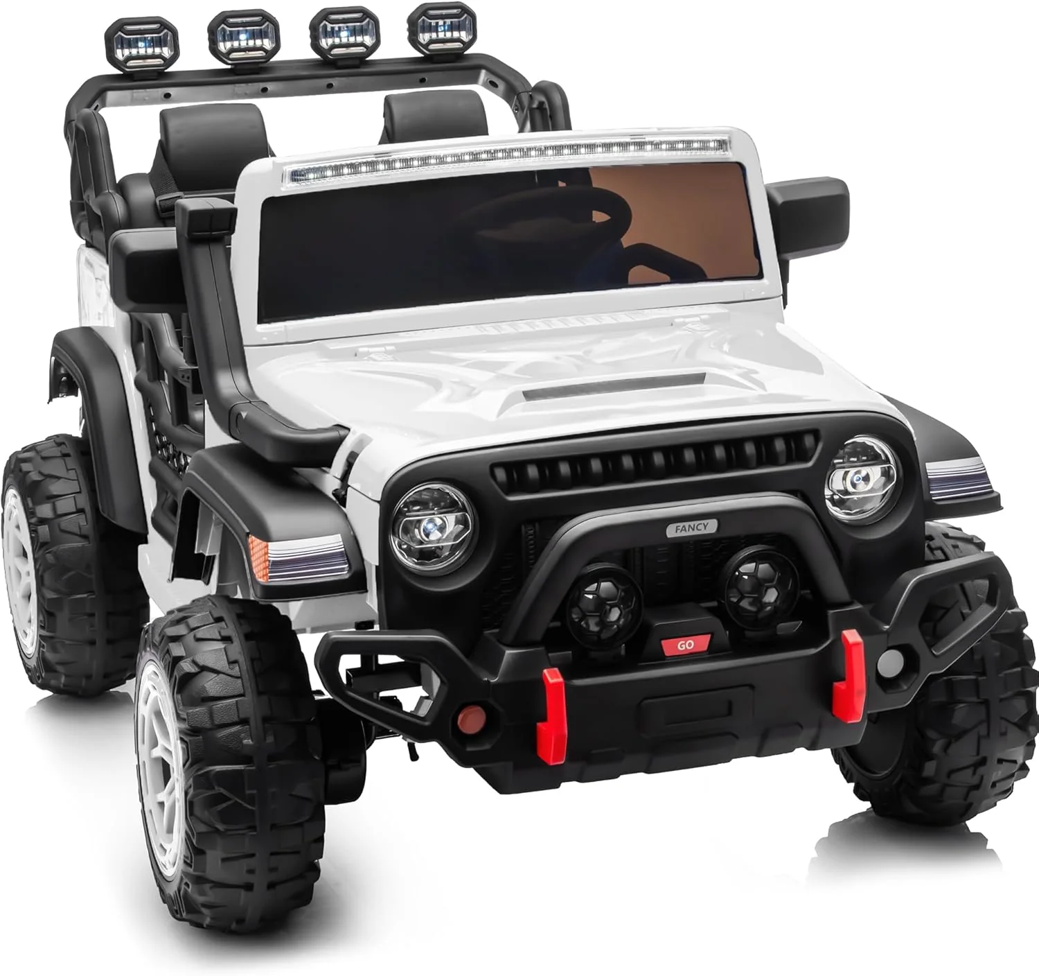 24V 2 Seater Ride On Car Truck for Kids Ages 4-8, 4x4 Electric Ride On with Remote Control & Rubber Tires - Image 43