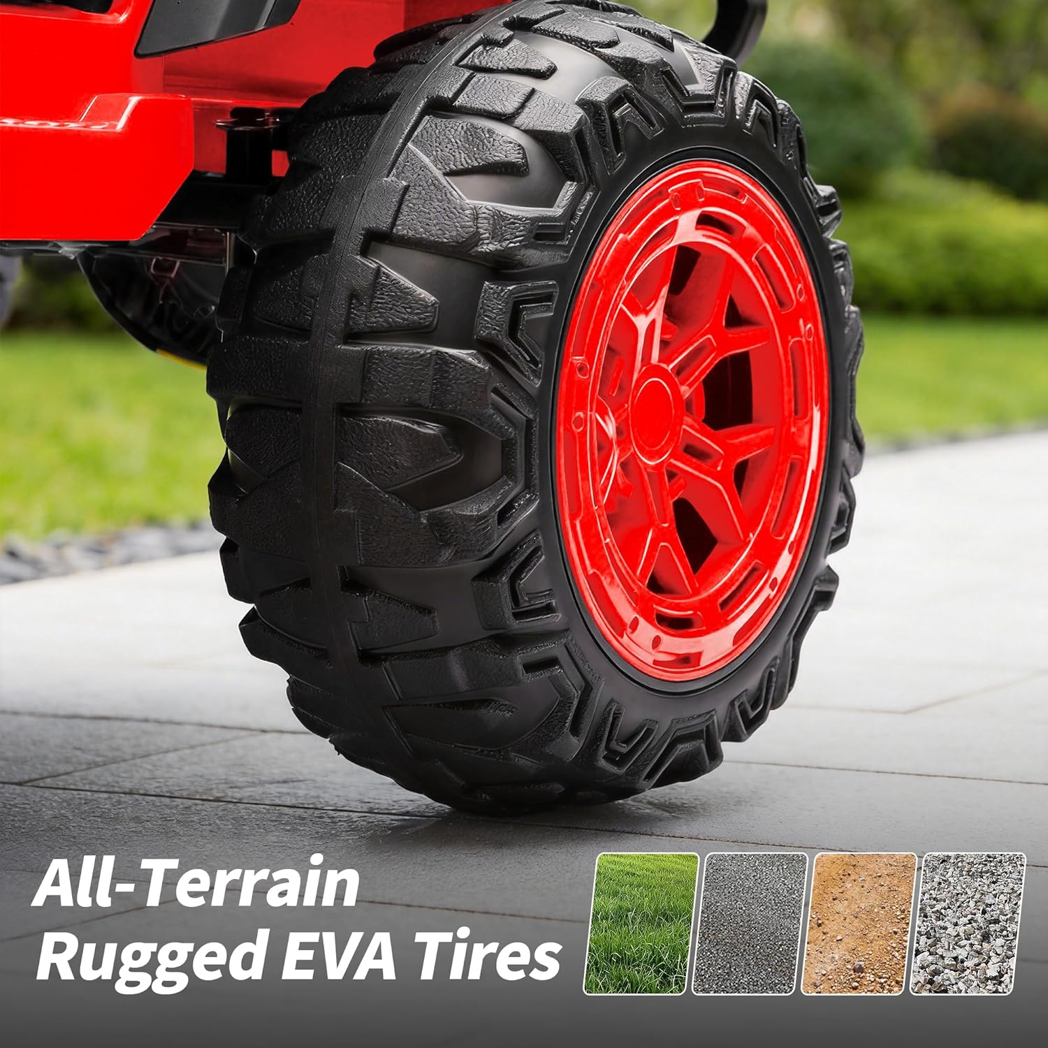 24V 2 Seater Ride On Car Truck for Kids Ages 4-8, 4x4 Electric Ride On with Remote Control & Rubber Tires - Image 73