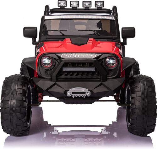 2-Seater Electric Ride-On Car with Remote Control, LED Lights, and MP3 Player - Perfect Gift for Kids! - Image 2