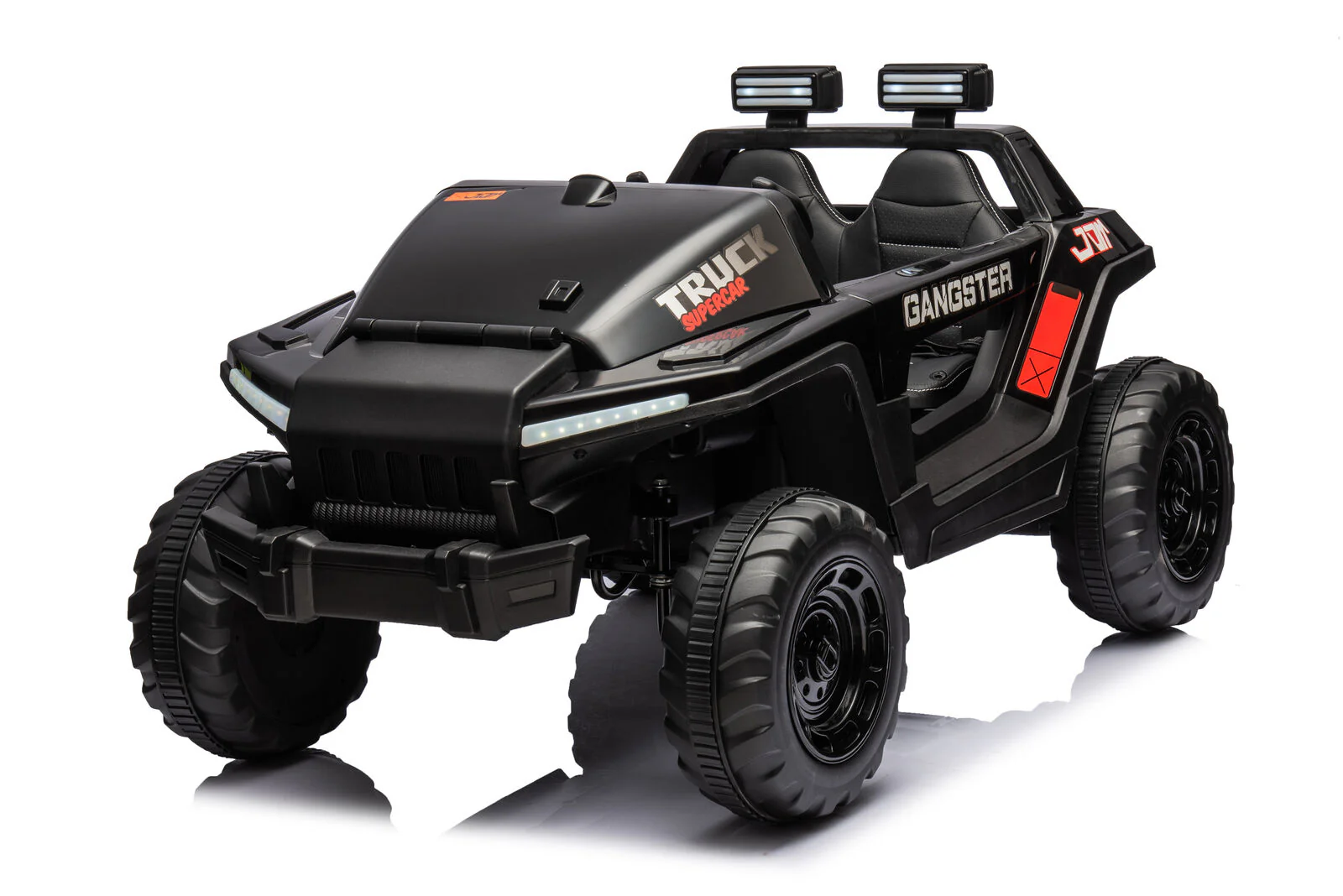 2-Seater Electric Ride-On Toy Truck with MP3 and Remote Control for Kids (24V) - Image 3