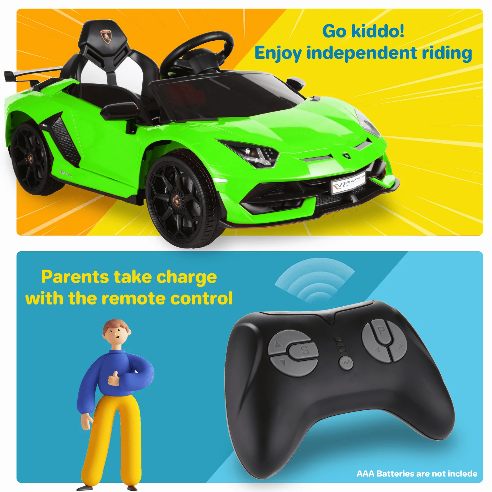 2-Seater Electric Ride-On Truck for Kids with Bluetooth, LED Lights, and Music - Image 76