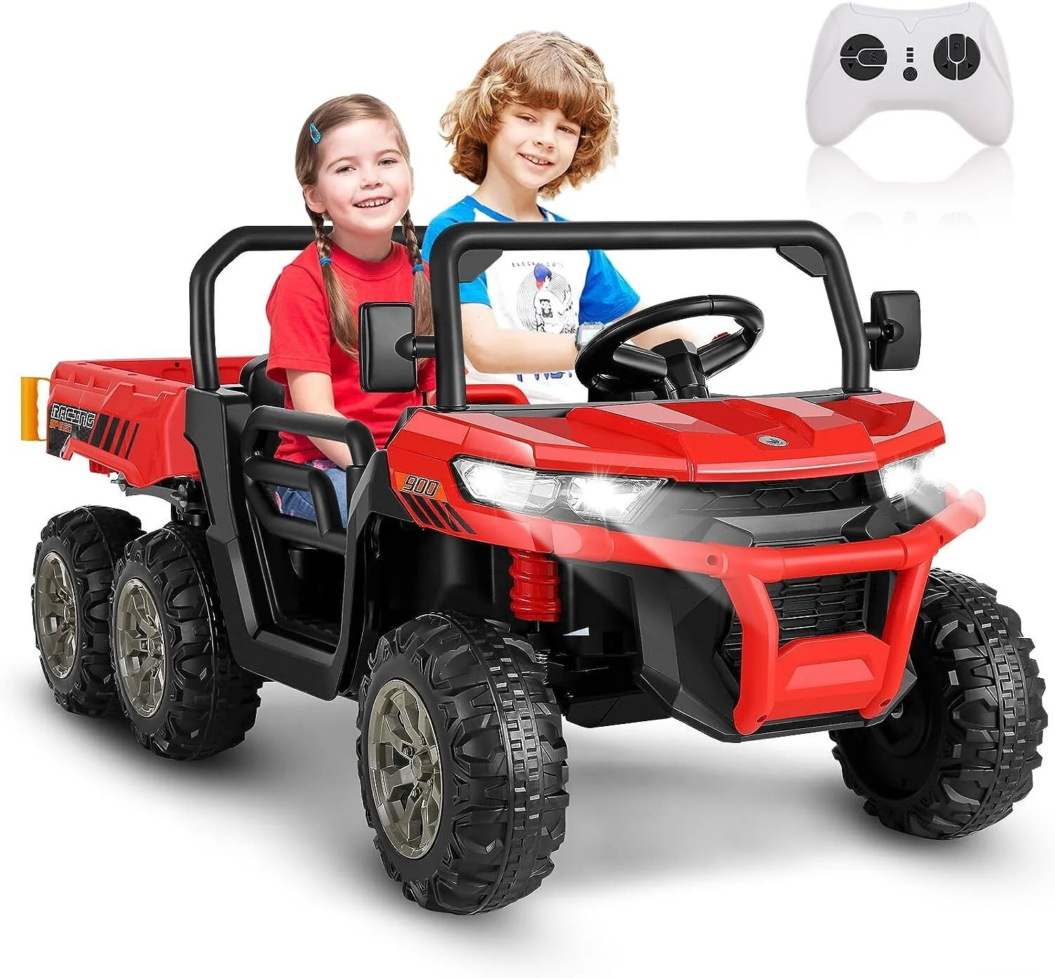 2-Seater Electric Ride-On Truck with Dump Bed and Remote Control - 24V - Image 33