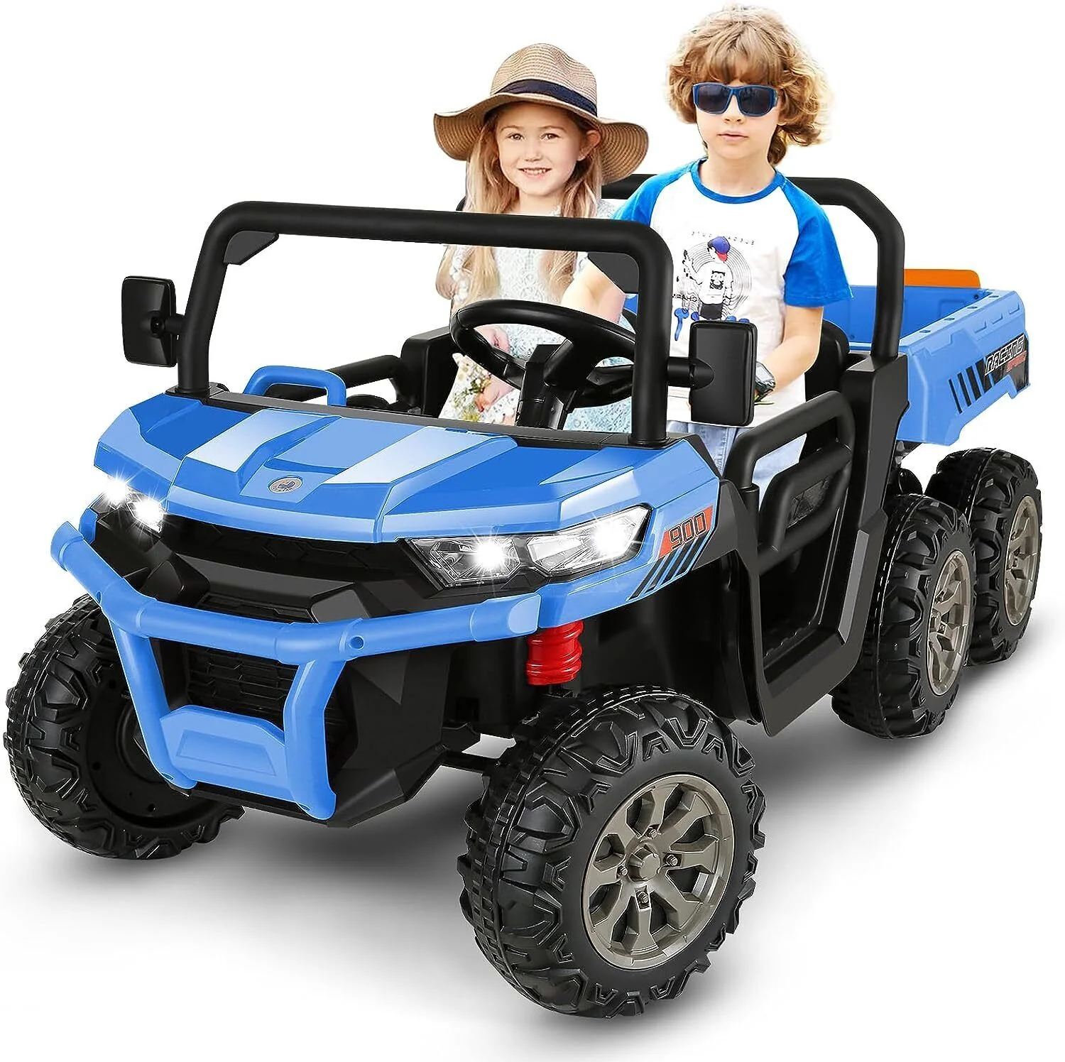 2-Seater Electric Ride-On Truck with Dump Bed and Remote Control - 24V - Image 66