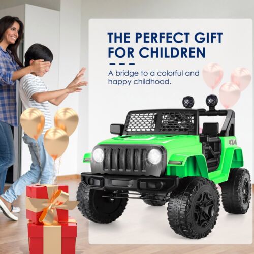 2-Seater Kids Electric Car with Parental Remote Control and MP3 Player - 12V Ride On Truck - Image 2