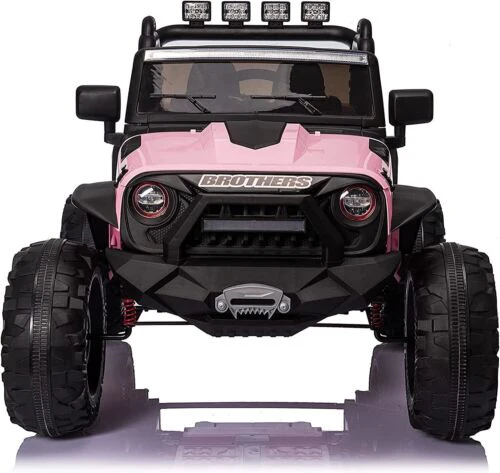 2-Seater Kids Electric Jeep with Remote Control, 3 Speeds, and Music - Suitable for USA - Image 2