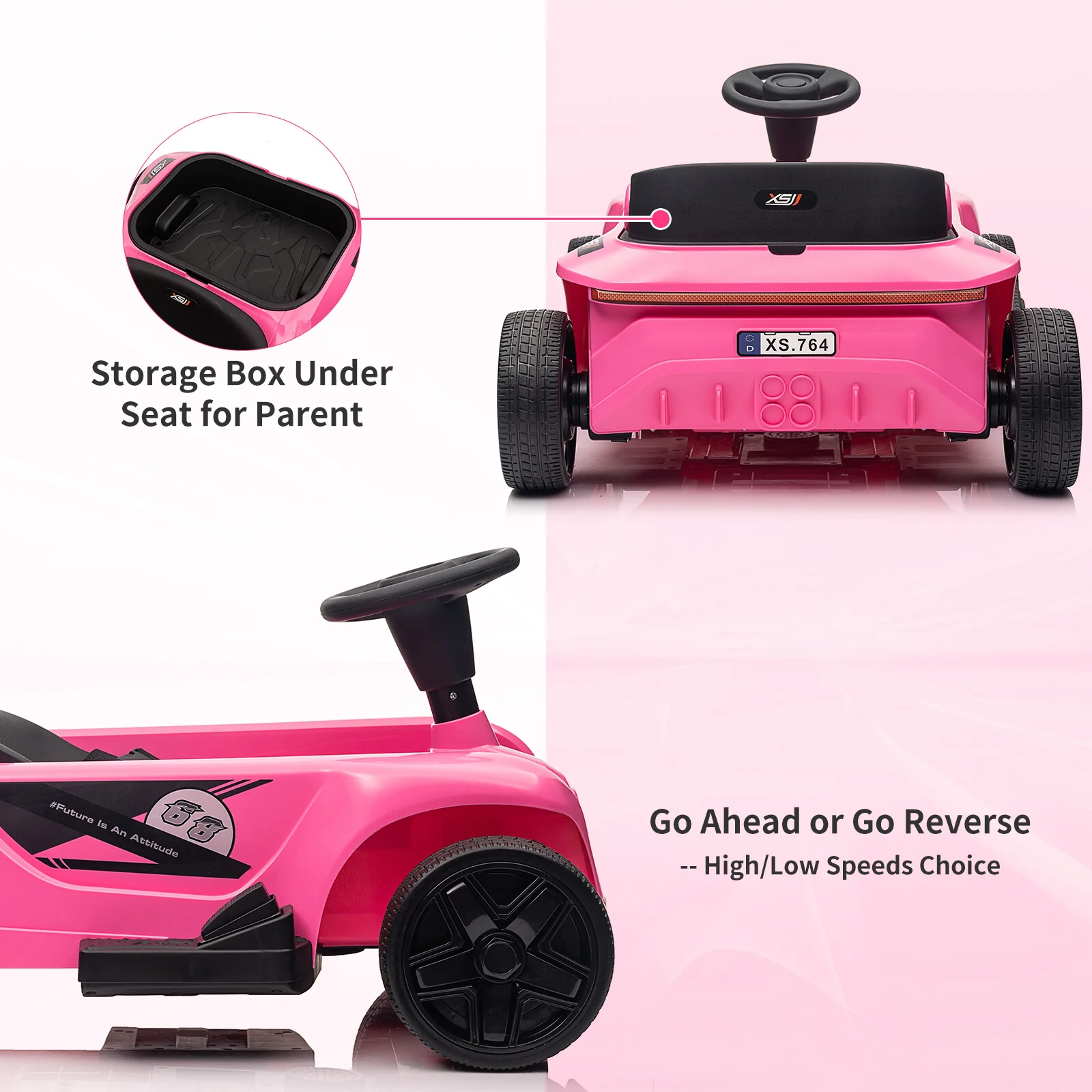 2-Seater 24V Electric Ride-On Car Toy with Remote Control for Kids - Image 23