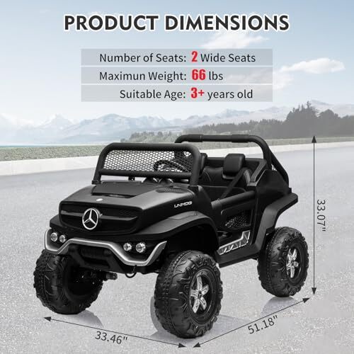 2-Seater Kids Electric Ride-On Truck 24V Battery Powered Car with Remote Control - Image 11